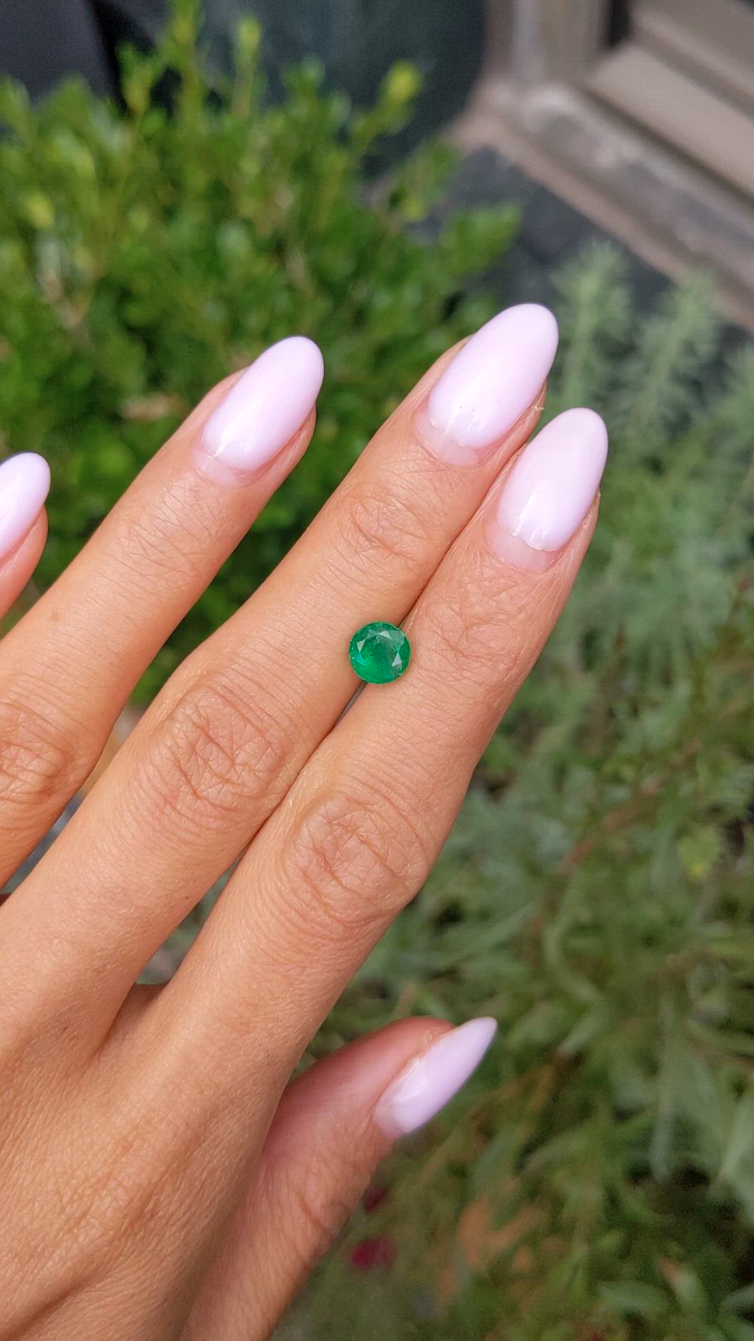 1.20 Ct. Emerald from Zambia Size Video