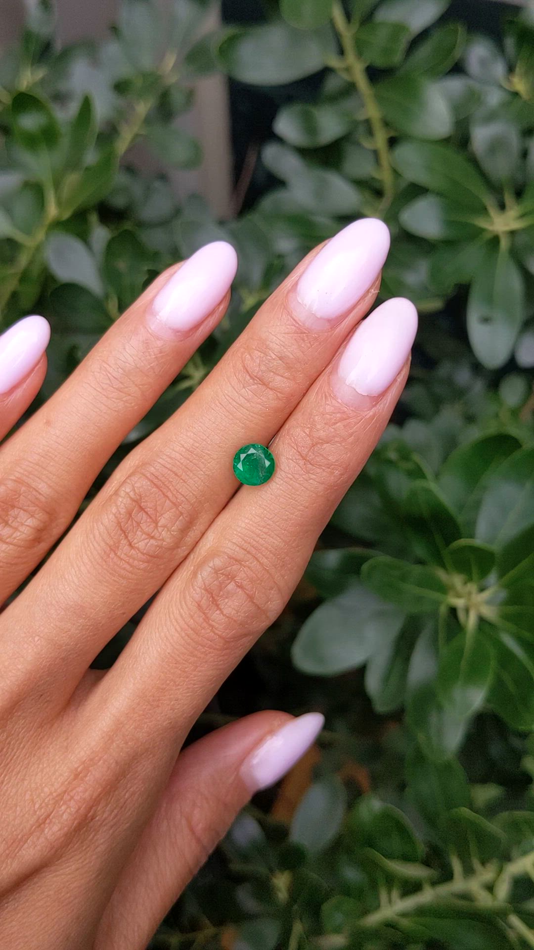 1.20 Ct. Emerald from Zambia Size Video