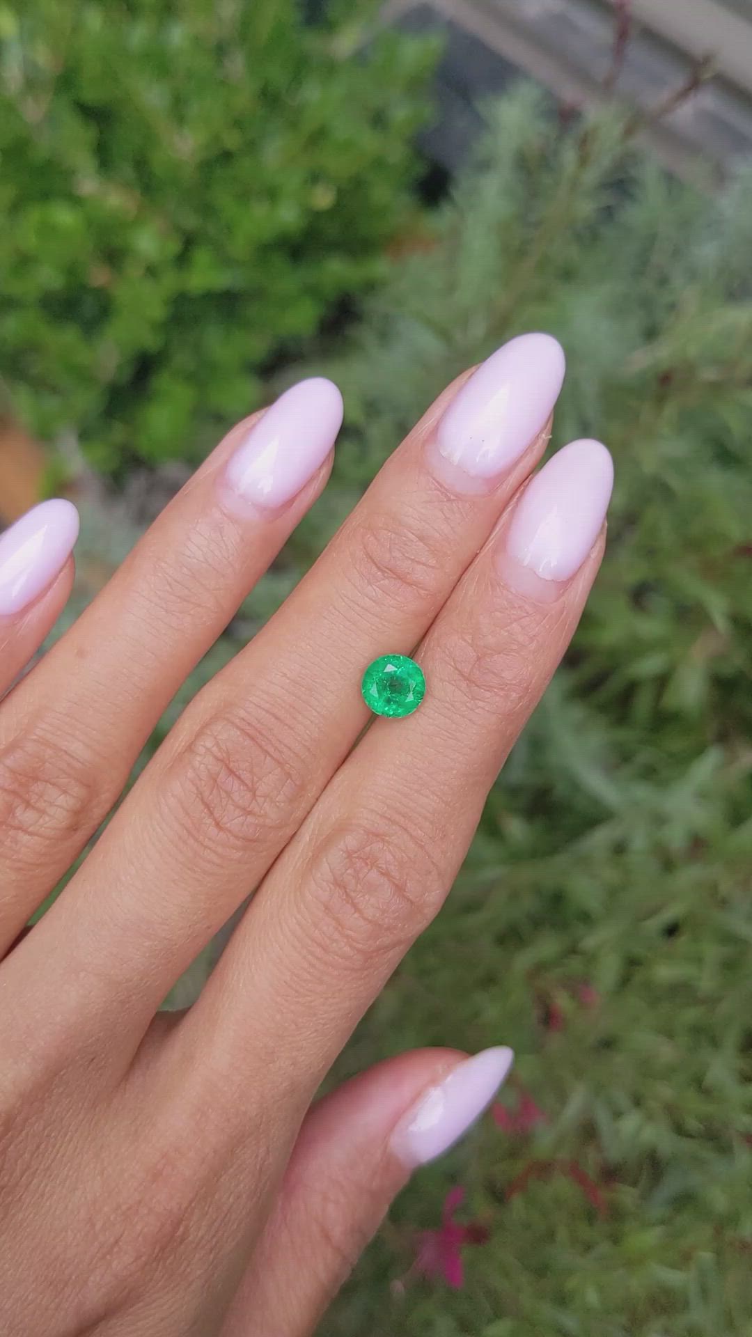 1.16 Ct. Emerald from Zambia Size Video