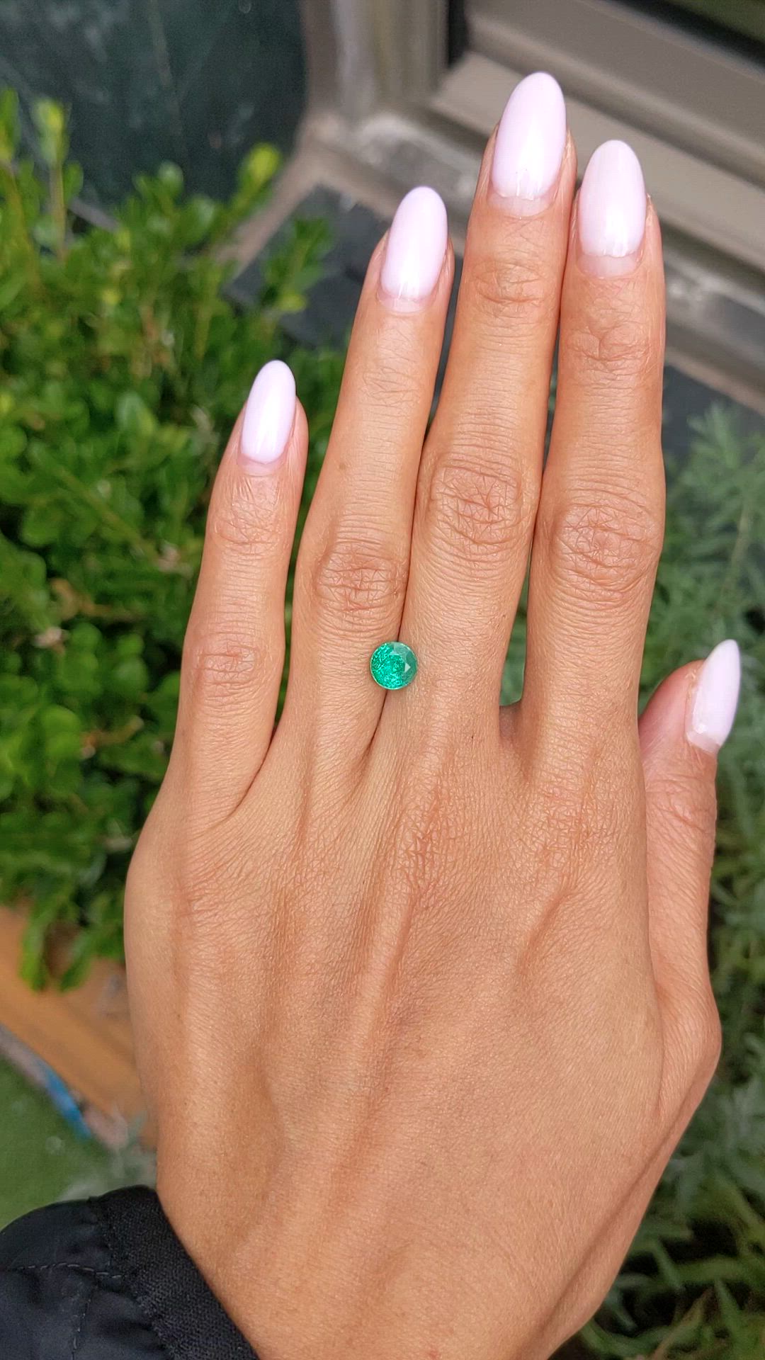 1.13 Ct. Emerald from Zambia Size Video