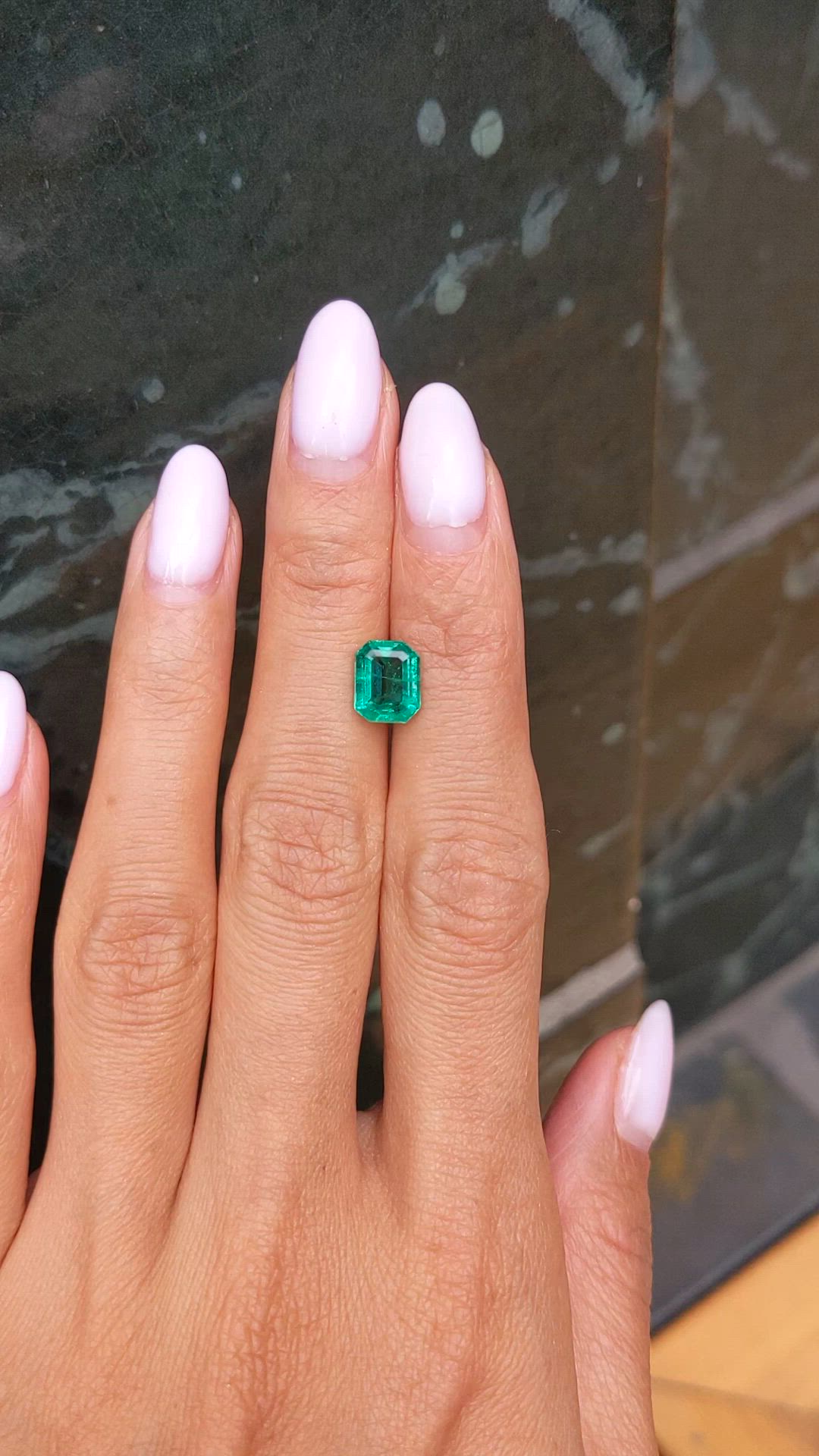 1.86 Ct. Emerald from Zambia Size Video