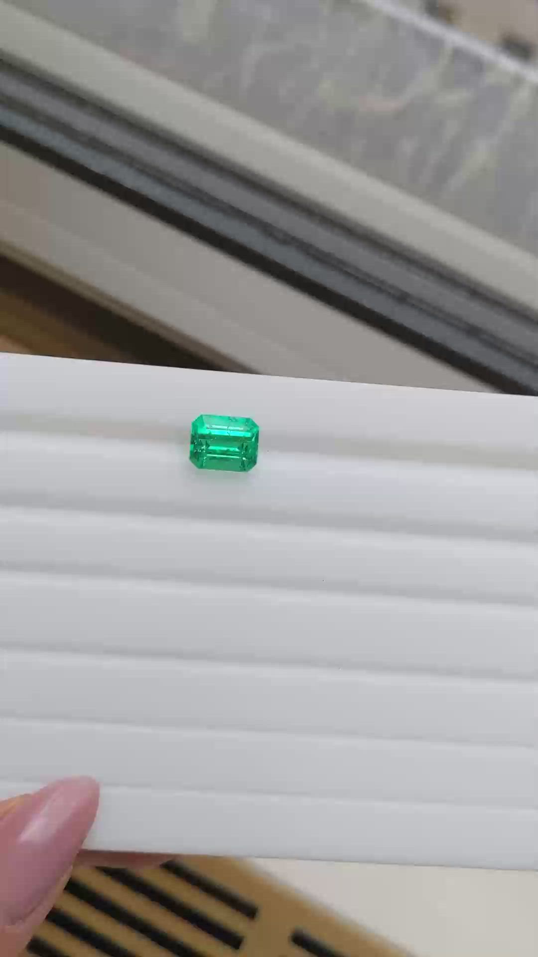 3.06 Ct. Emerald from Colombia Size Video