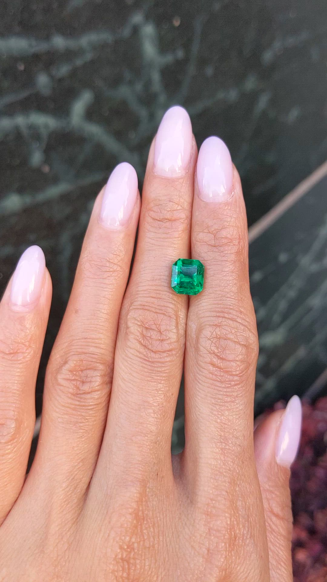 2.79 Ct. Emerald from Zambia Size Video