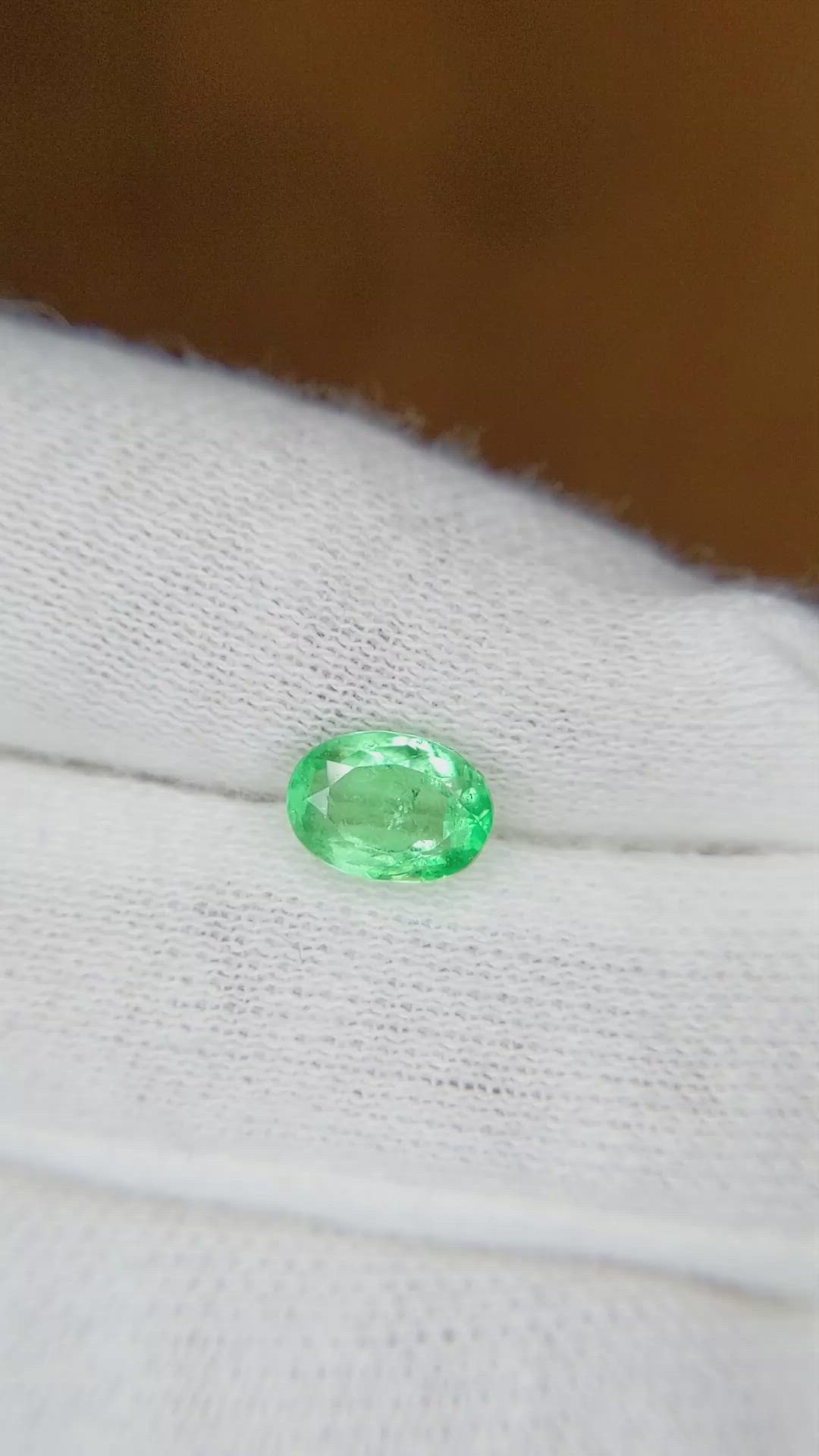 118-120Ct Colombian Natural Emerald Oval Cut - EGL Certified Loose Gemstone