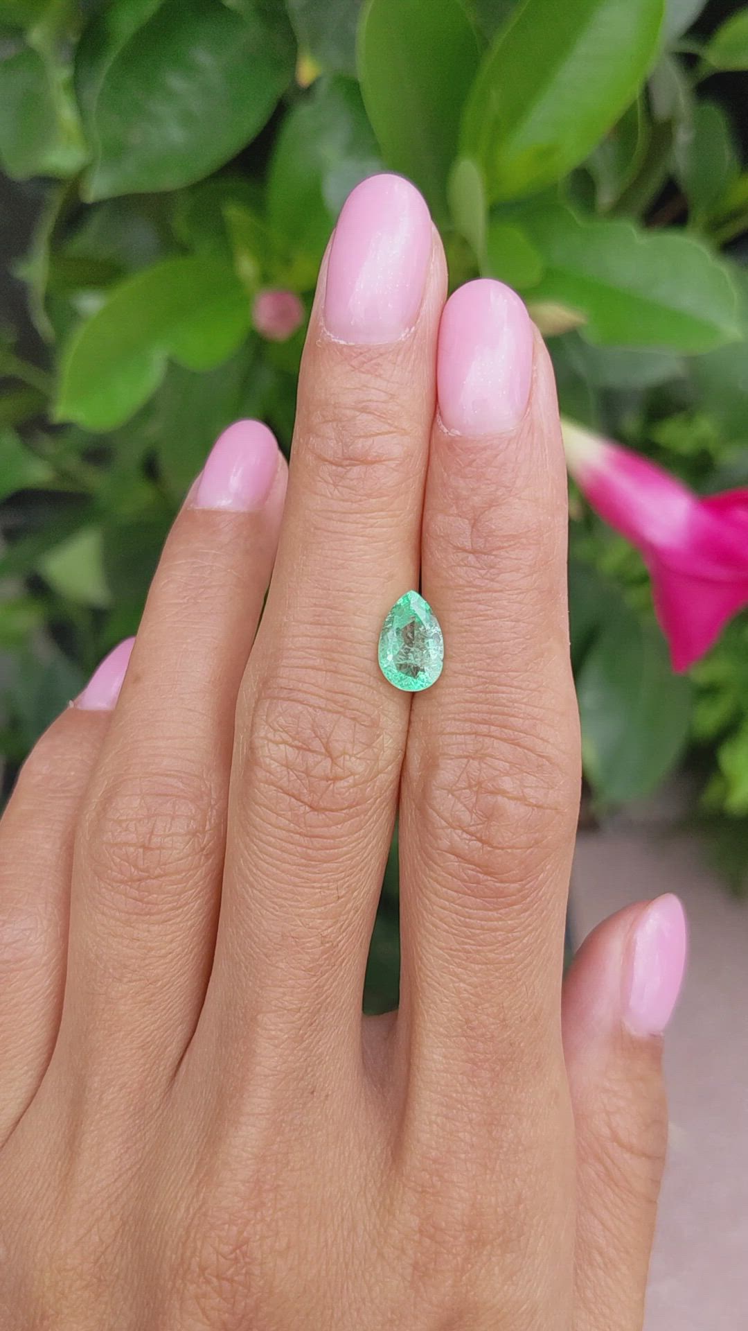 1.27 Ct. Emerald from Colombia Size Video