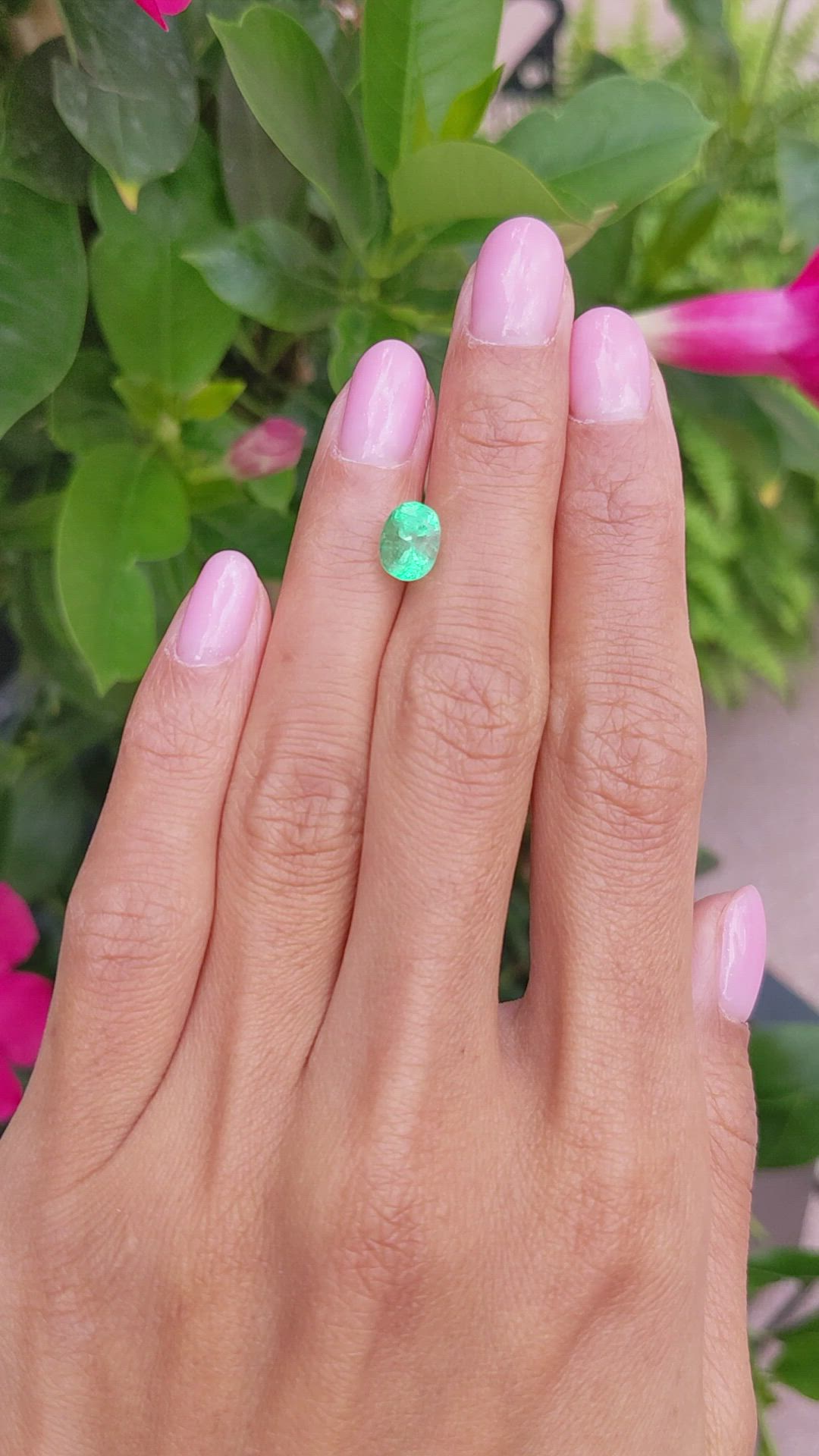 1.59 Ct. Emerald from Colombia Size Video