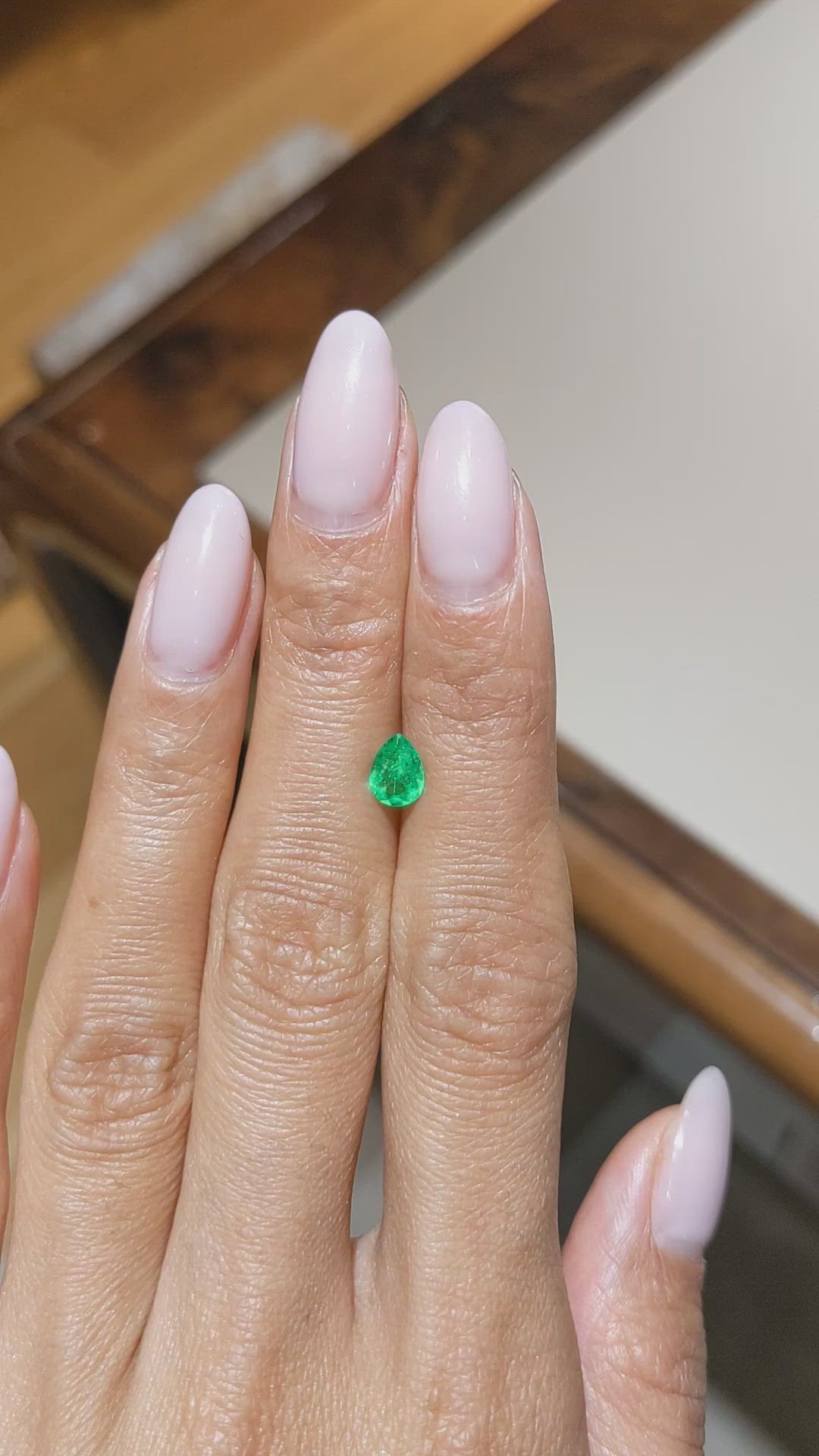 0.50 Ct. Emerald from Colombia Size Video