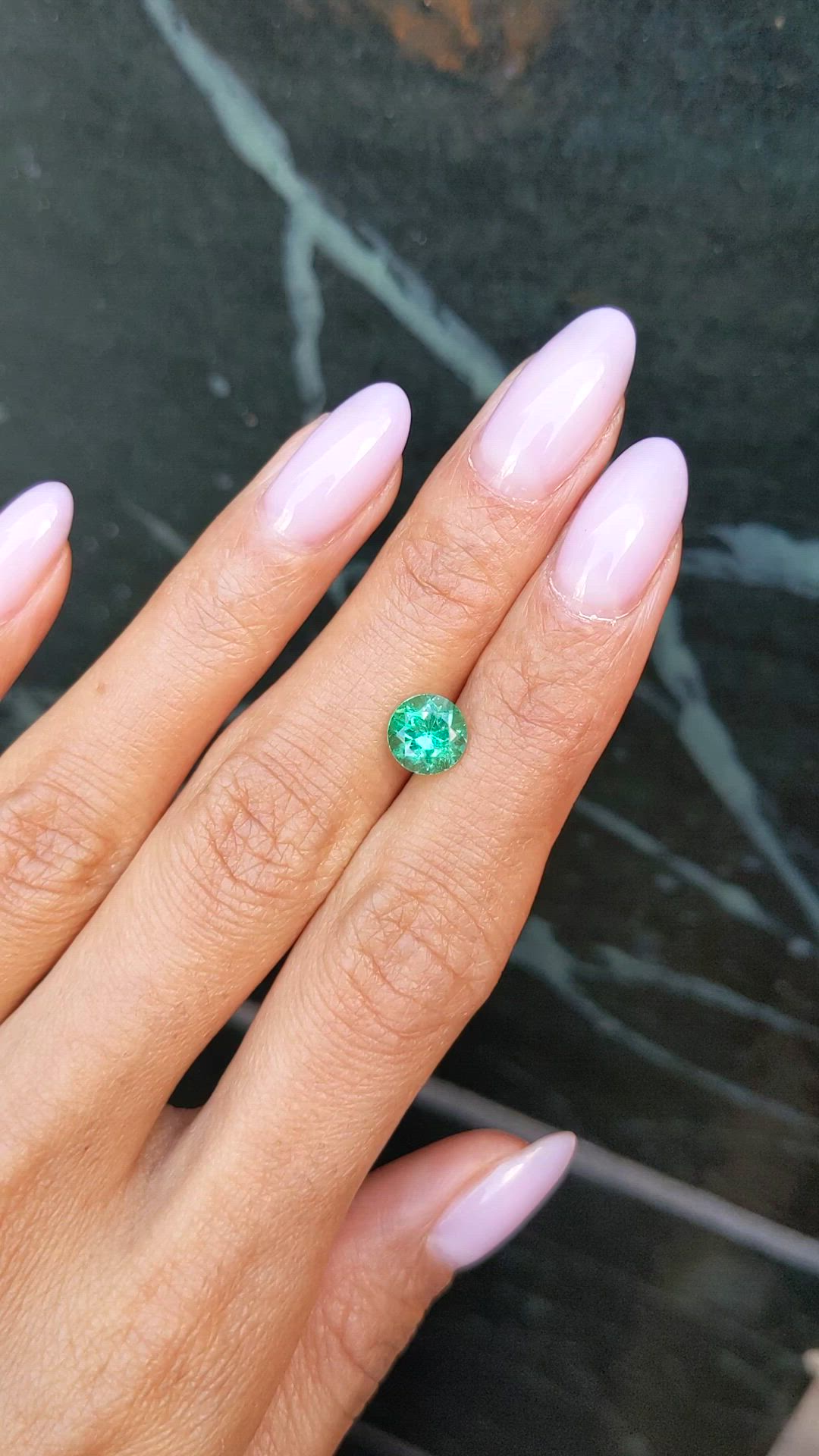 1.31 Ct. Emerald from Colombia Size Video