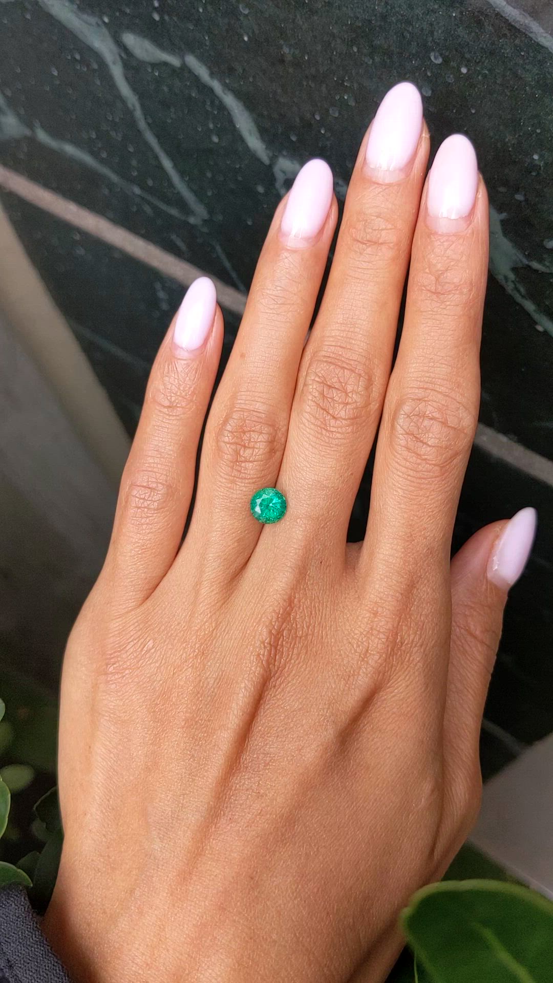 1.17 Ct. Emerald from Zambia Size Video