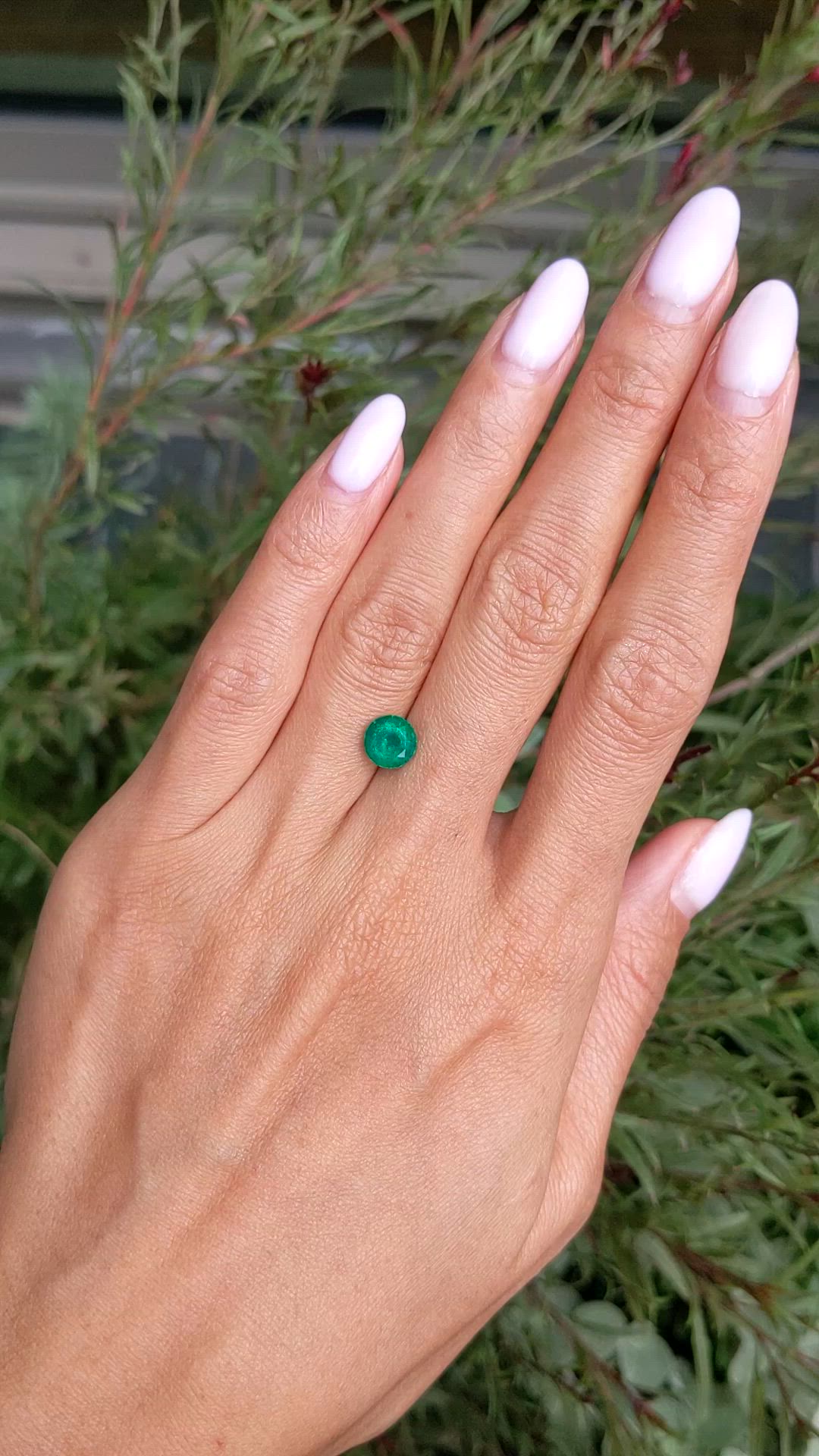 1.38 Ct. Emerald from Zambia Size Video