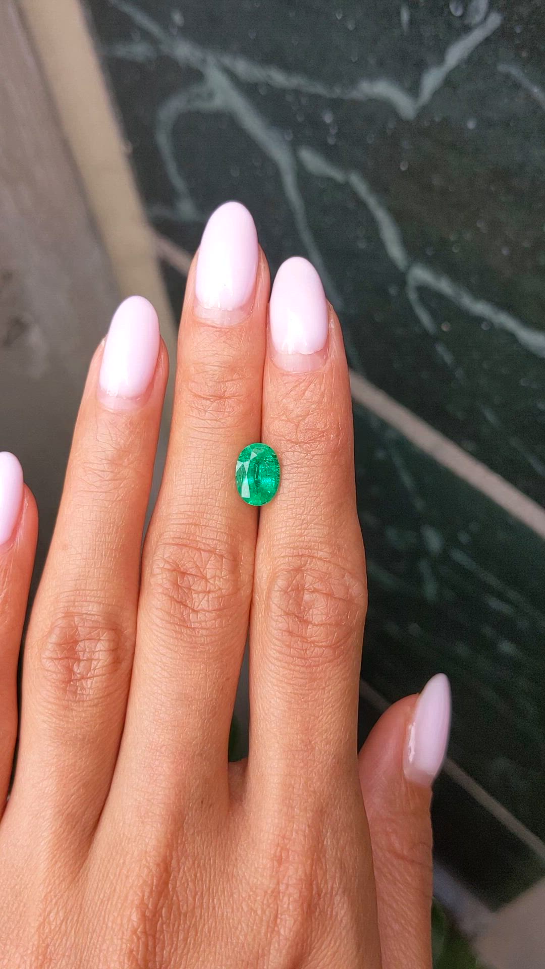 1.67 Ct. Emerald from Ethiopia Size Video