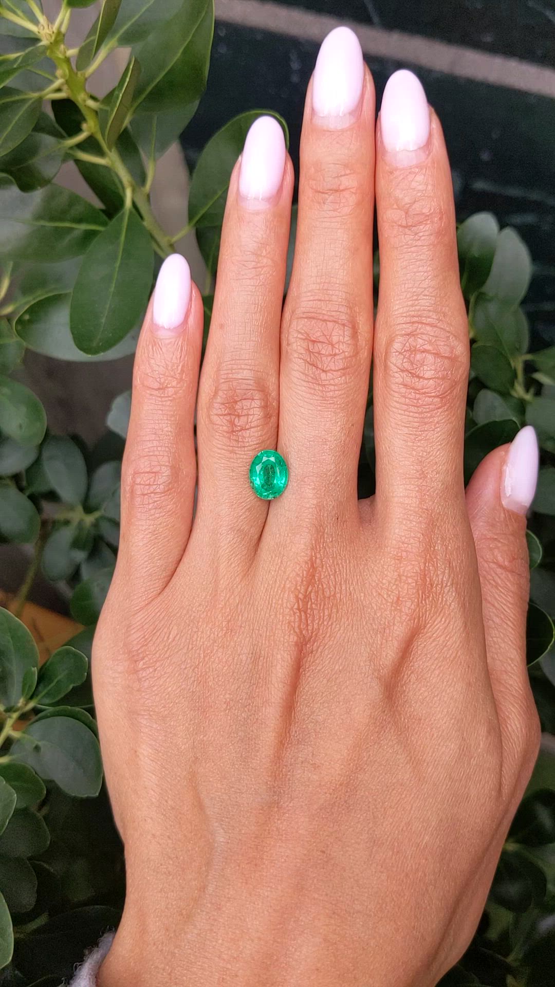 1.72 Ct. Emerald from Ethiopia Size Video