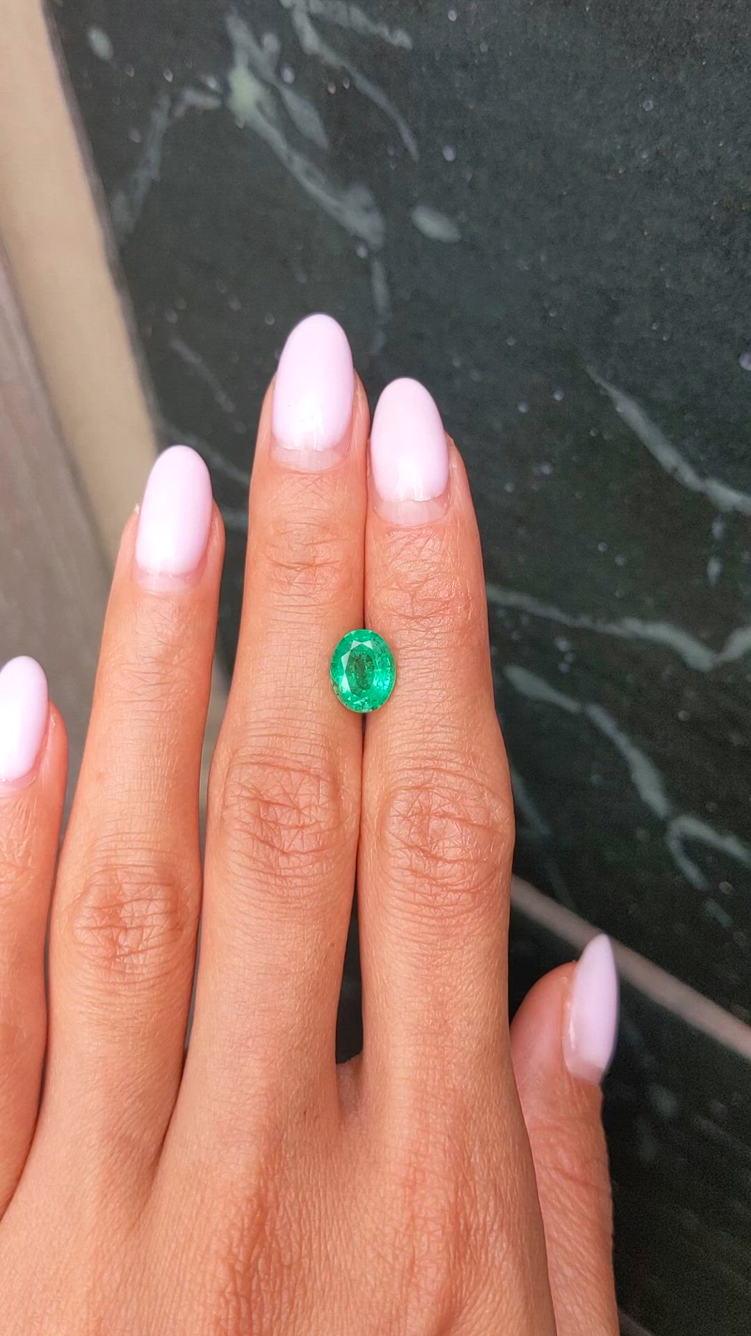 1.72 Ct. Emerald from Ethiopia Size Video