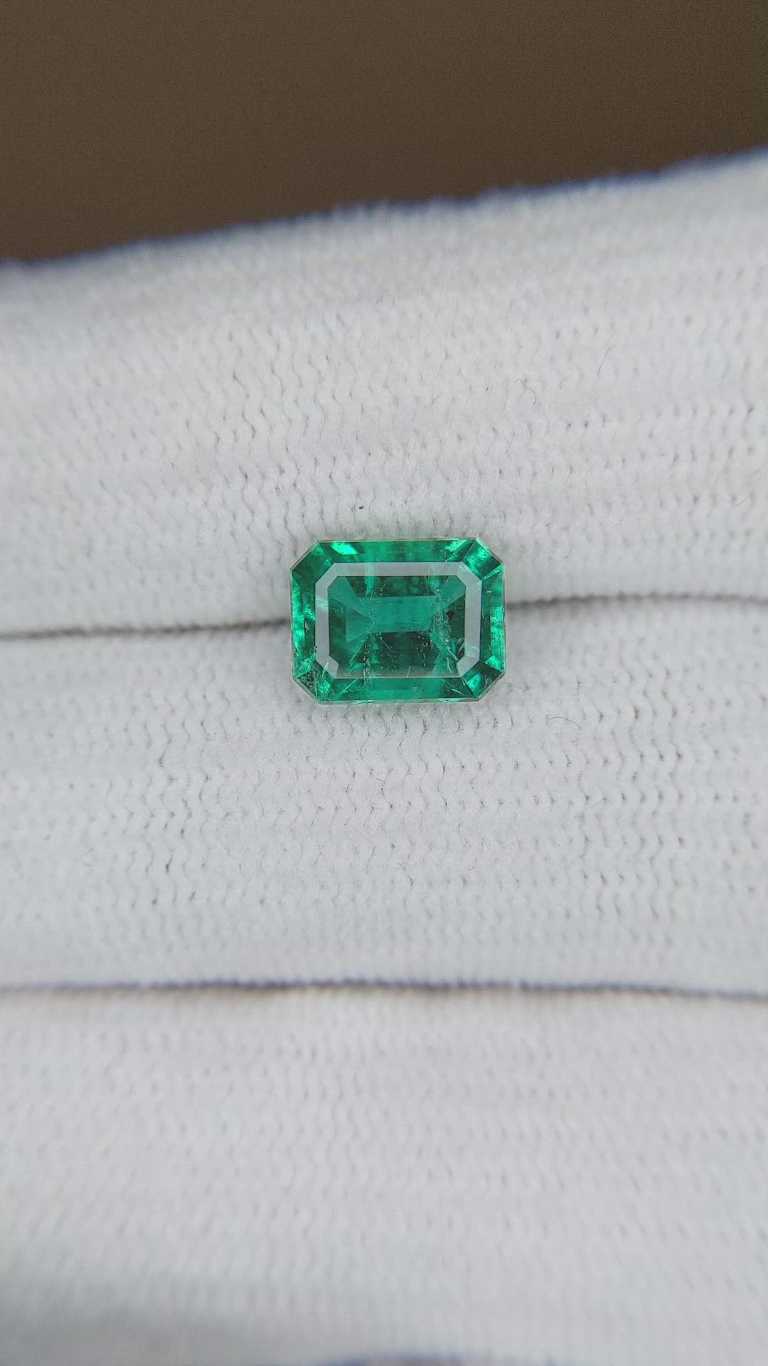 1.58 Ct. Emerald from Zambia Size Video