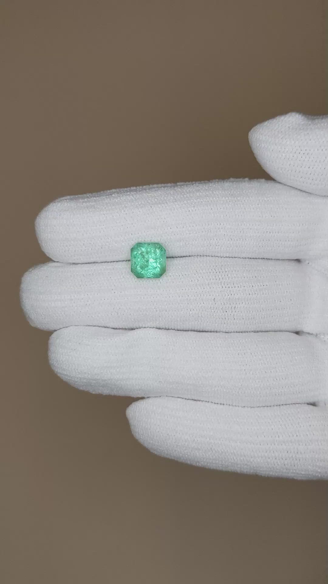 1.87 Ct. Emerald from Ethiopia Size Video