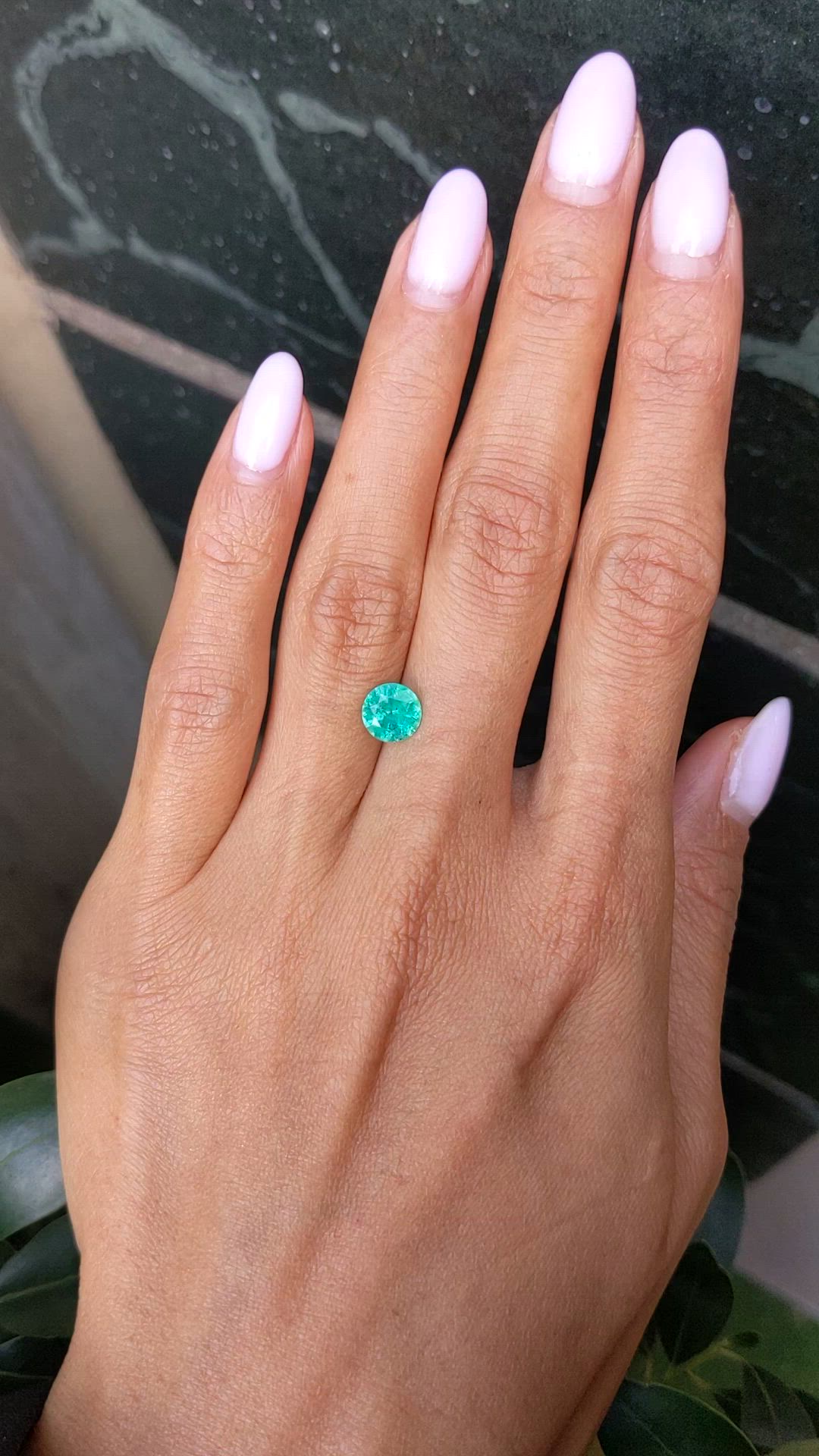 1.03 Ct. Emerald from Brazil Size Video