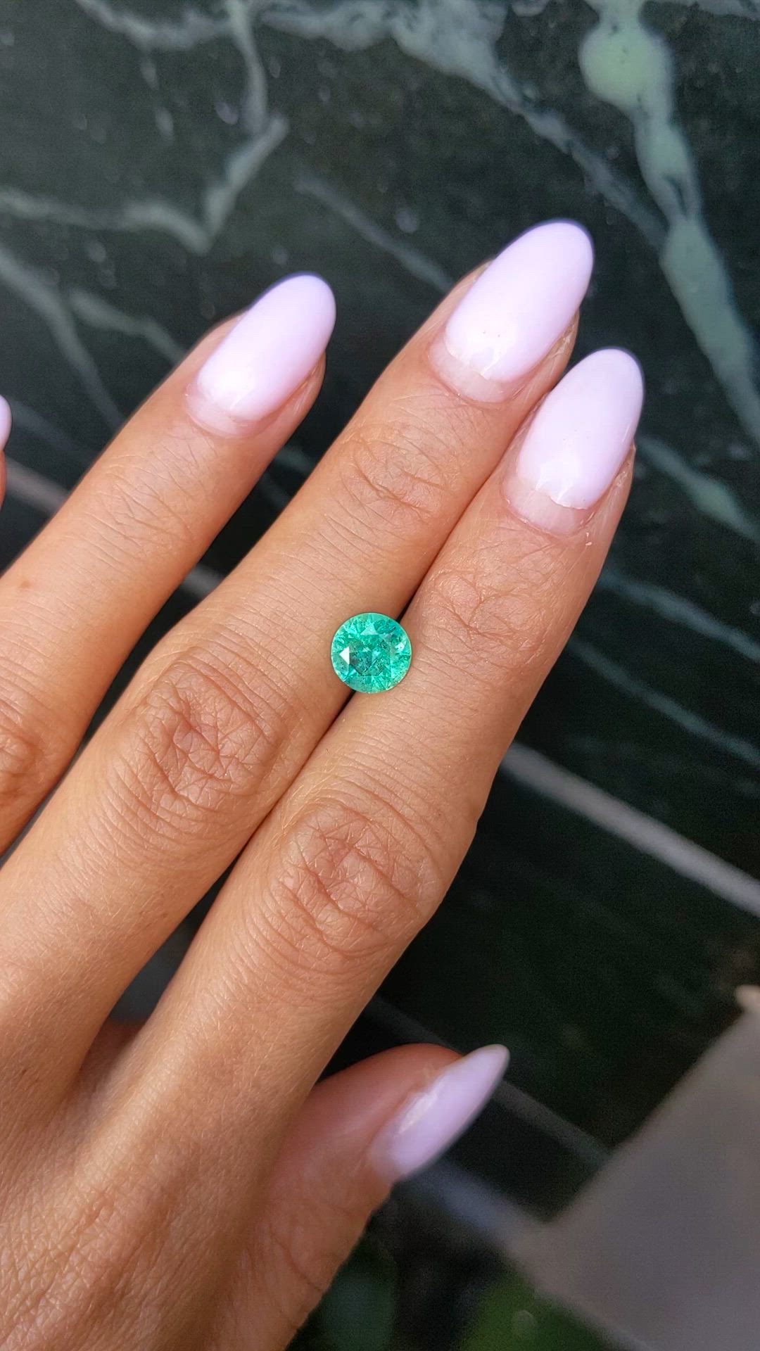 1.07 Ct. Emerald from Brazil Size Video