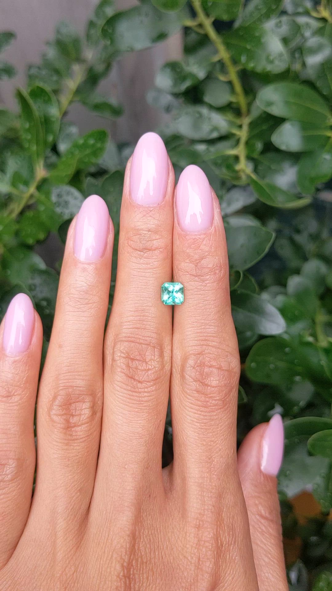 0.70 Ct. Emerald from Brazil Size Video