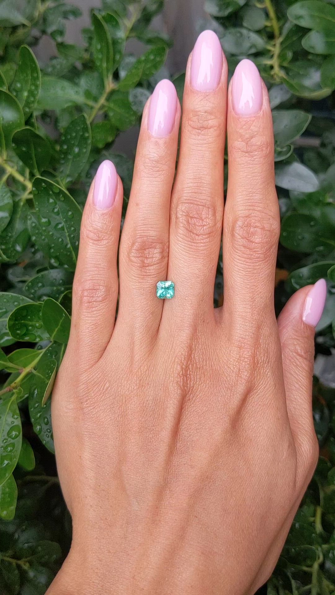 0.70 Ct. Emerald from Brazil Size Video