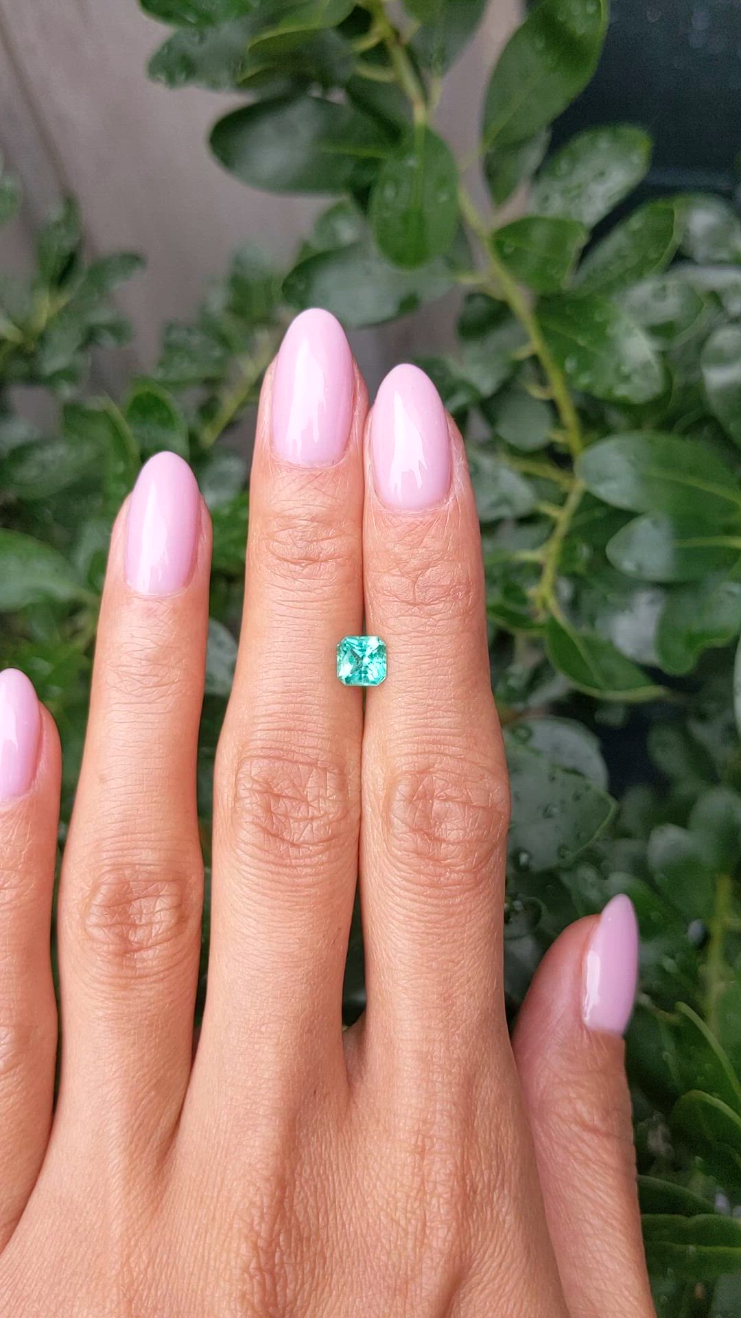 0.72 Ct. Emerald from Brazil Size Video