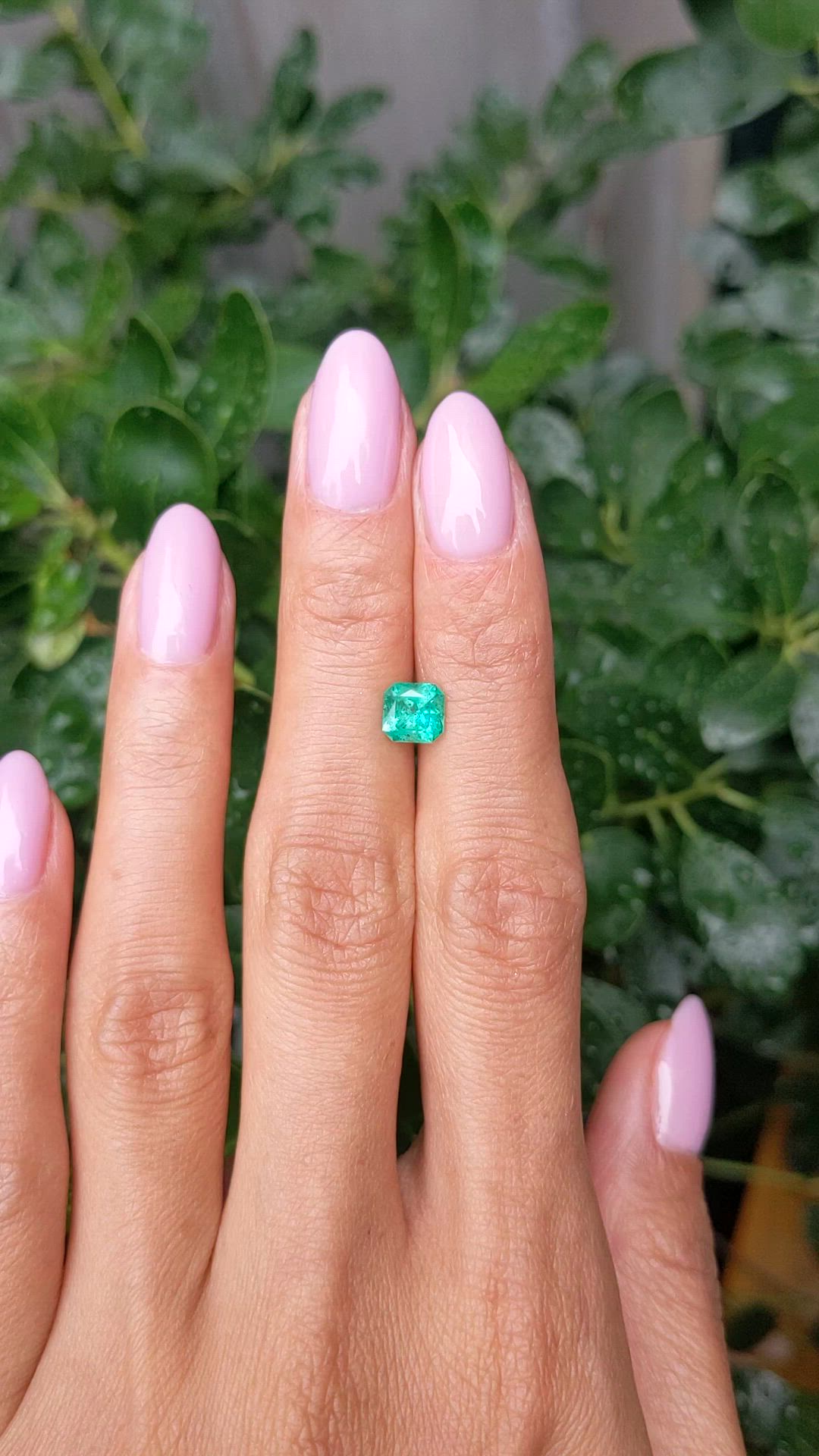0.87 Ct. Emerald from Brazil Size Video