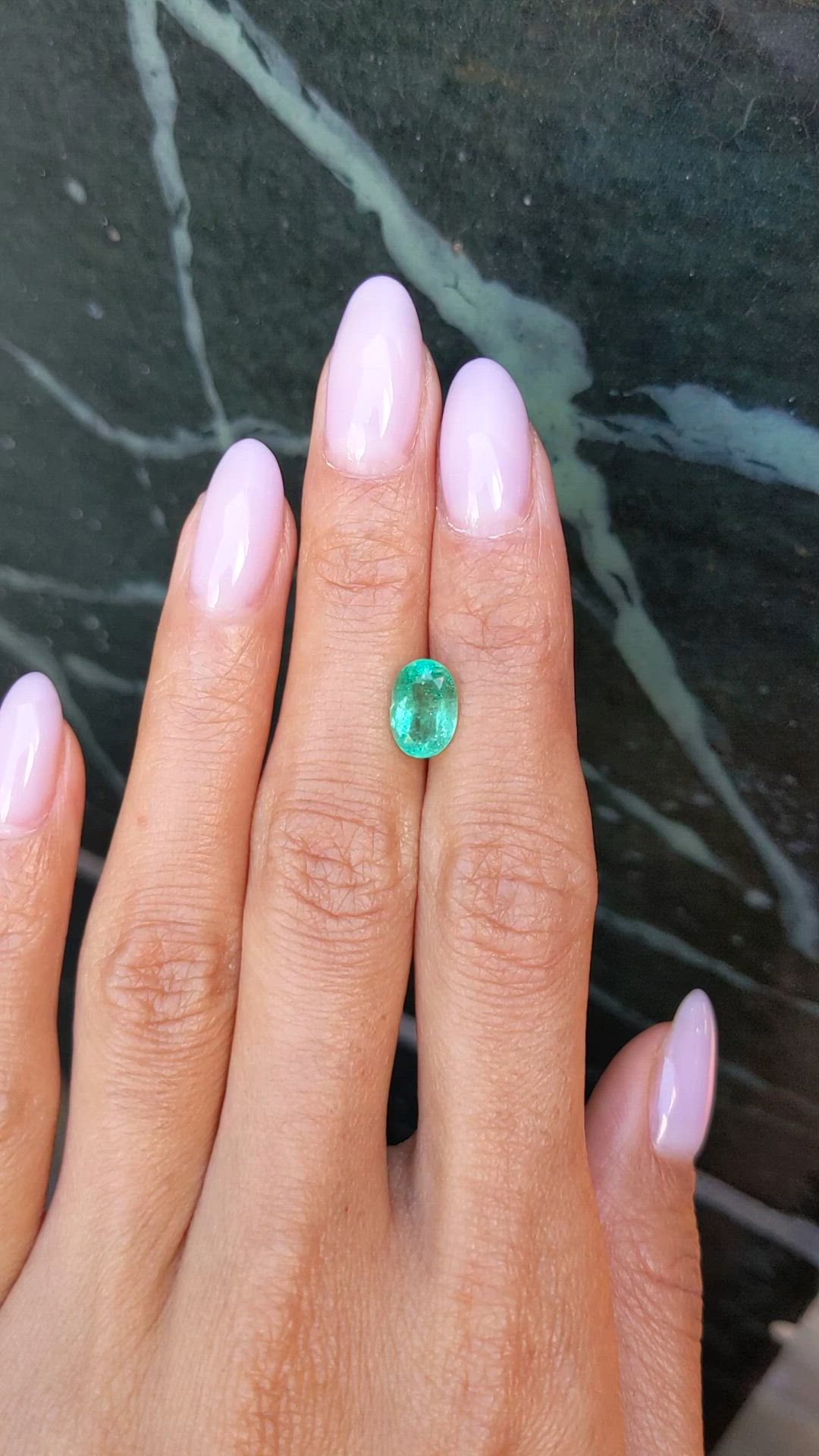 1.85 Ct. Emerald from Colombia Size Video