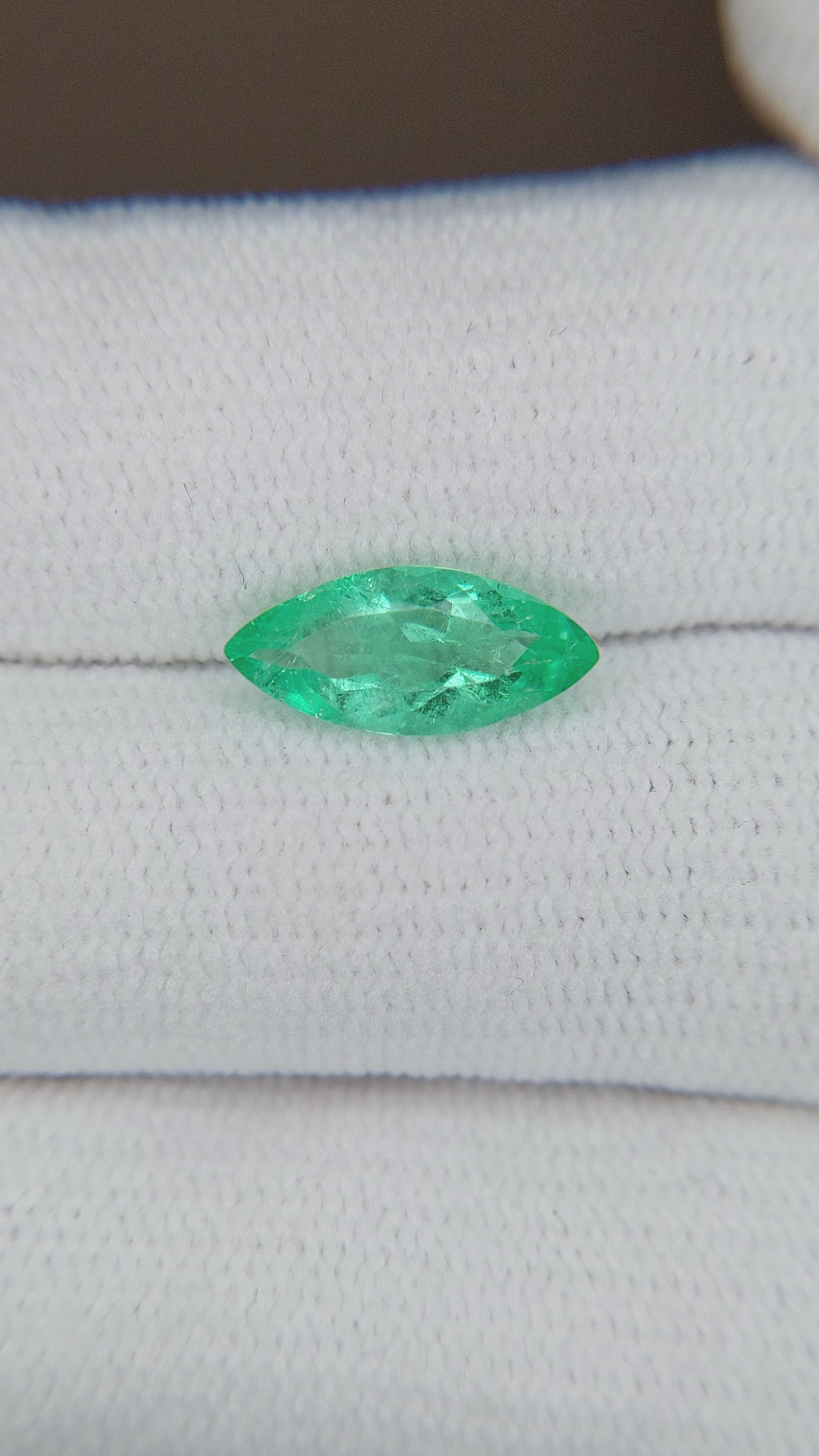 1.33 Ct. Emerald from Colombia Size Video