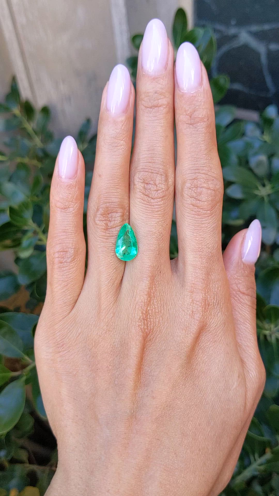 3.23 Ct. Emerald from Colombia Size Video