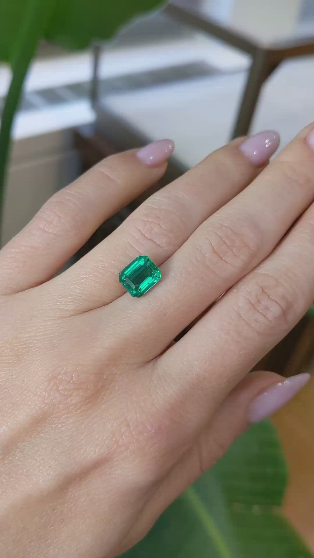 2.61 Ct. Emerald from Zambia Size Video