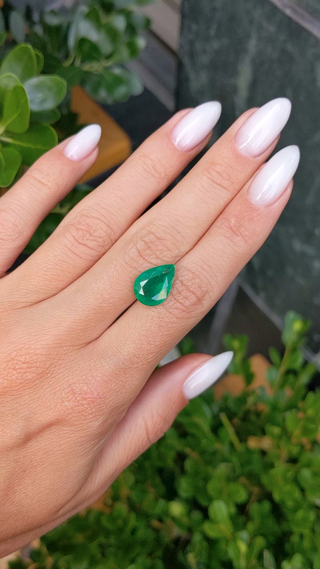 4.34 Ct. Emerald from Zambia Size Video