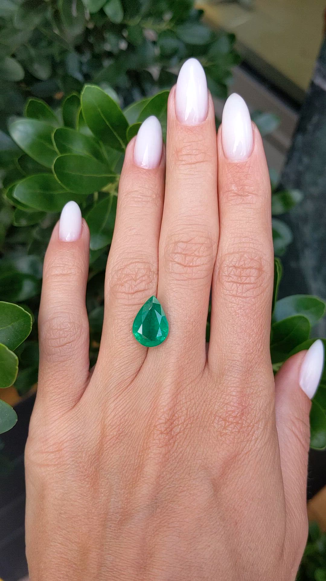 4.34 Ct. Emerald from Zambia Size Video