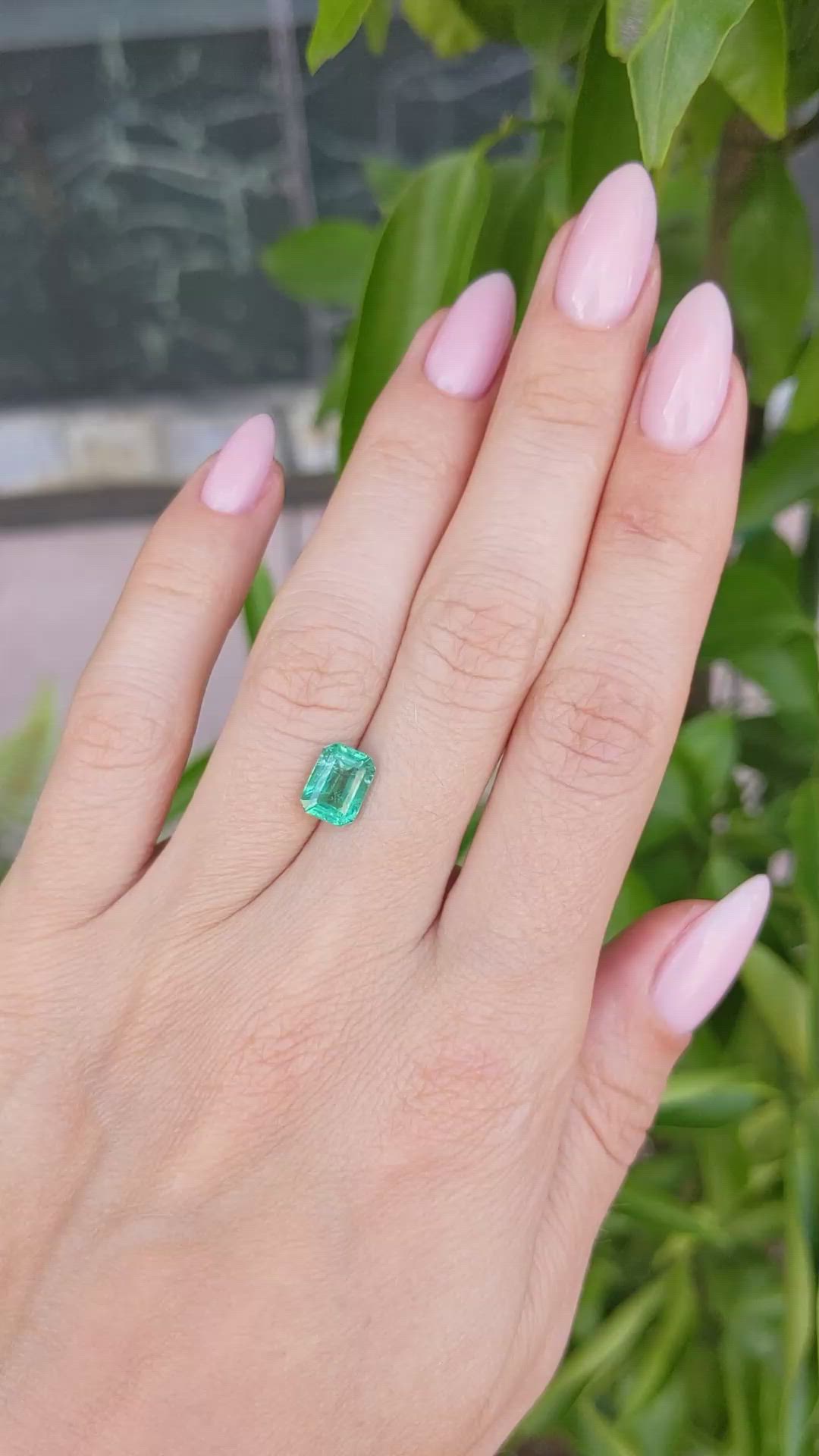 1.76 Ct. Emerald from Zambia Size Video