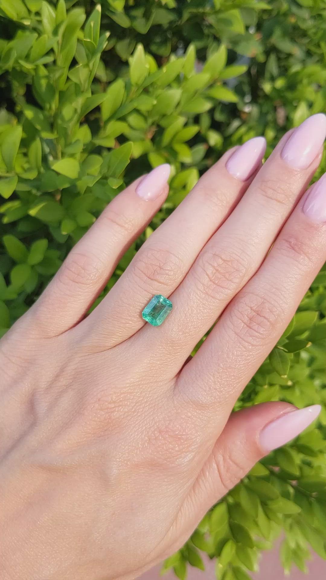 1.76 Ct. Emerald from Zambia Size Video
