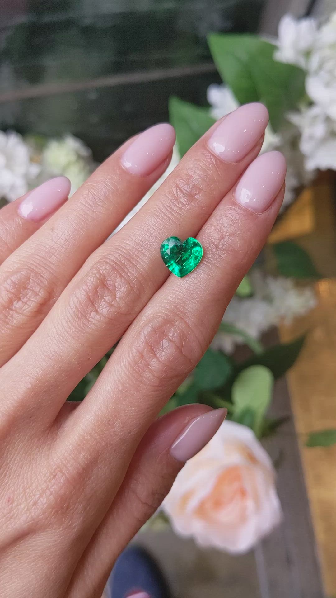 2.20 Ct. Emerald from Zambia Size Video