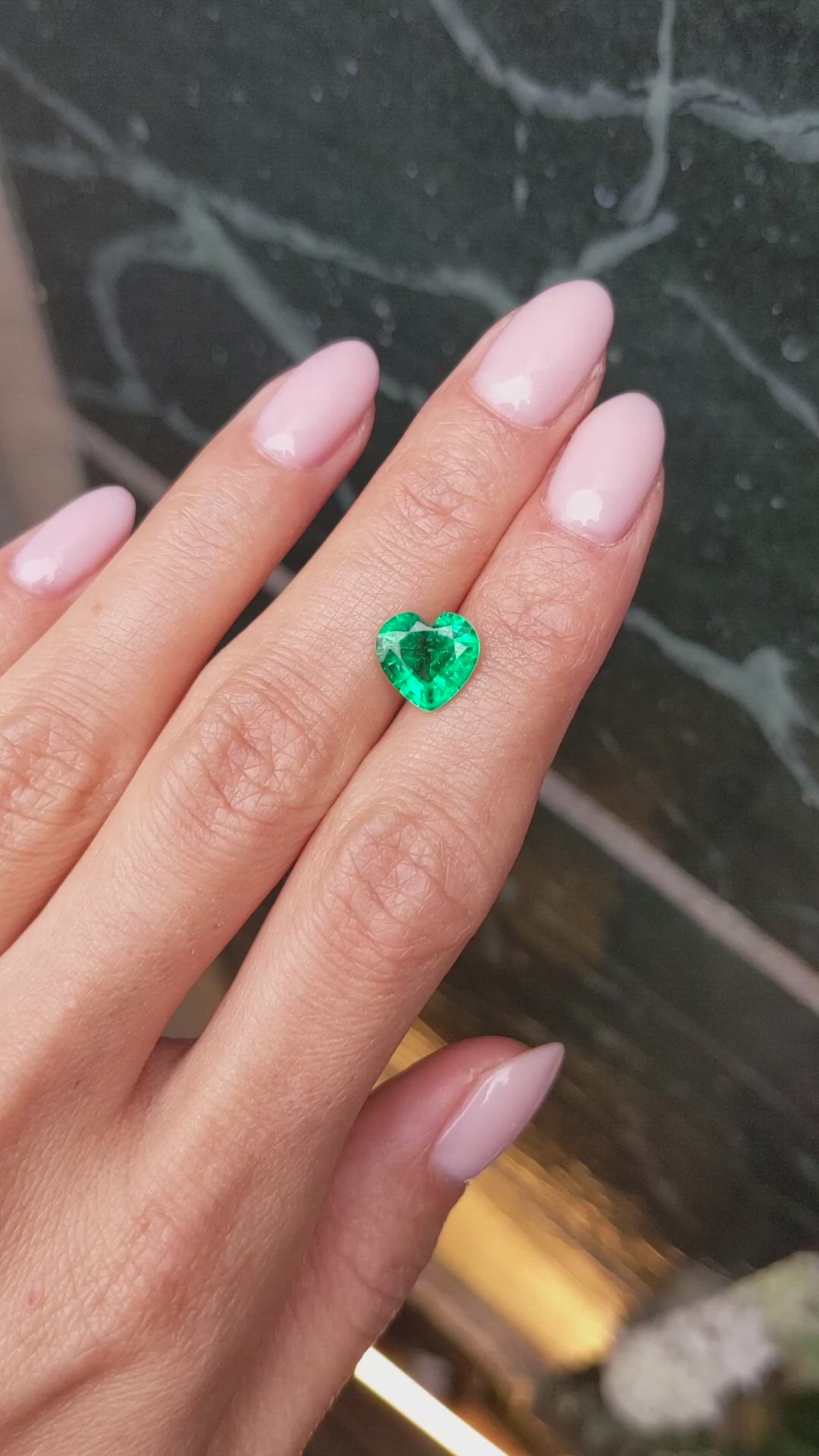 2.20 Ct. Emerald from Zambia Size Video