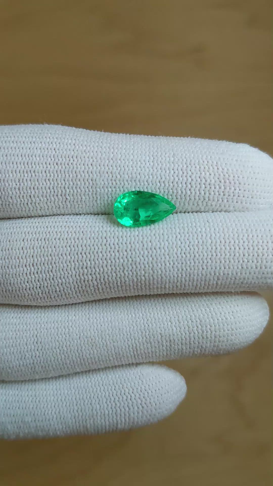 1.78 Ct. Emerald from Colombia Size Video