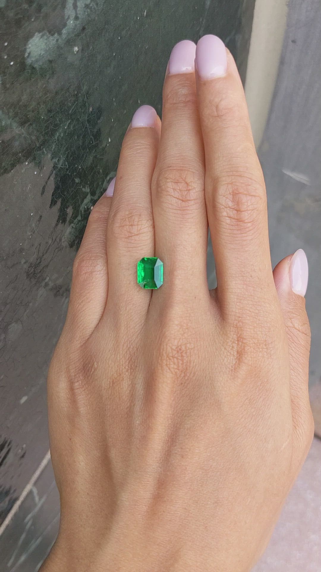 2.35 Ct. Emerald from Afghanistan Size Video