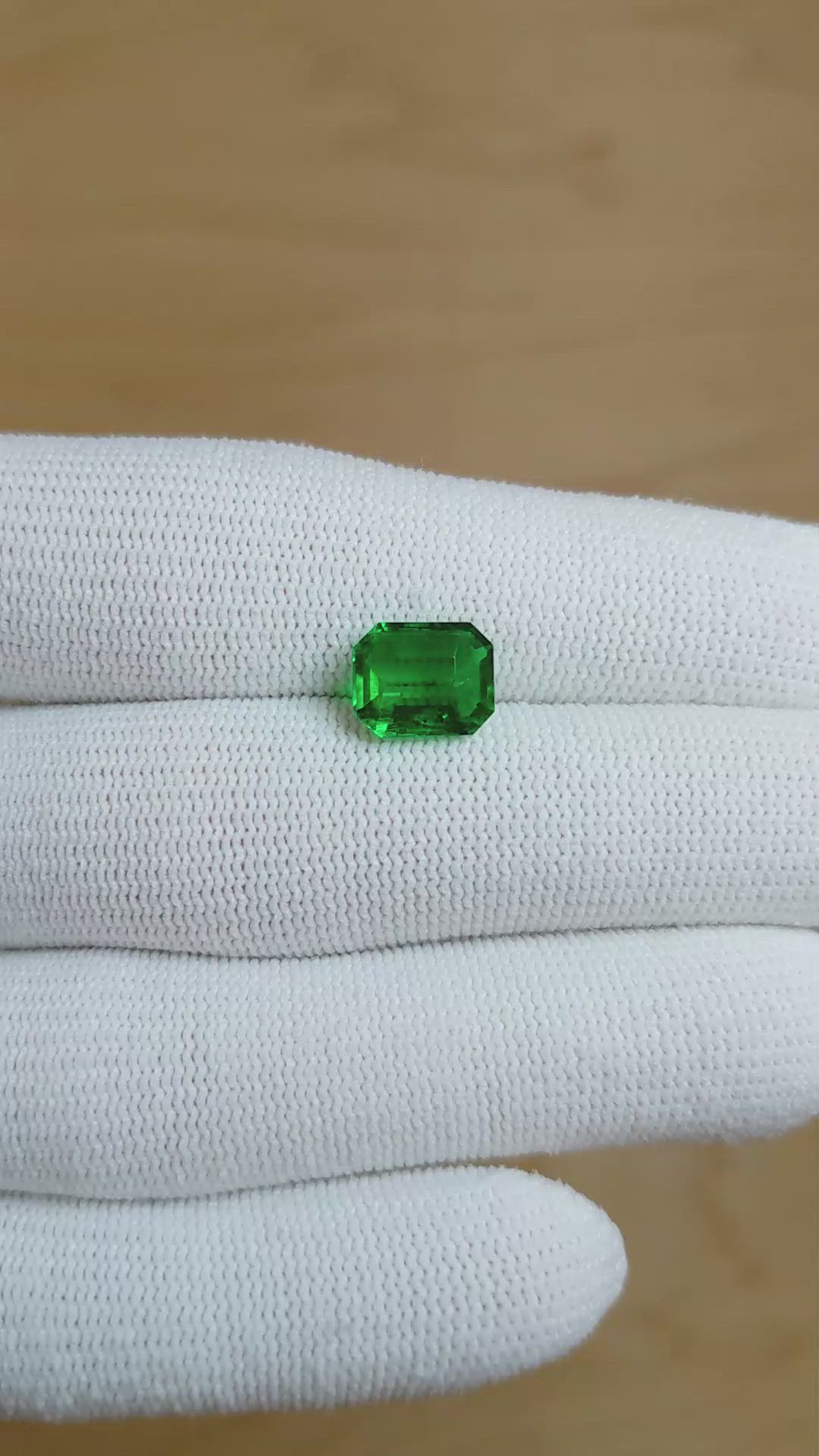 2.35 Ct. Emerald from Afghanistan Size Video