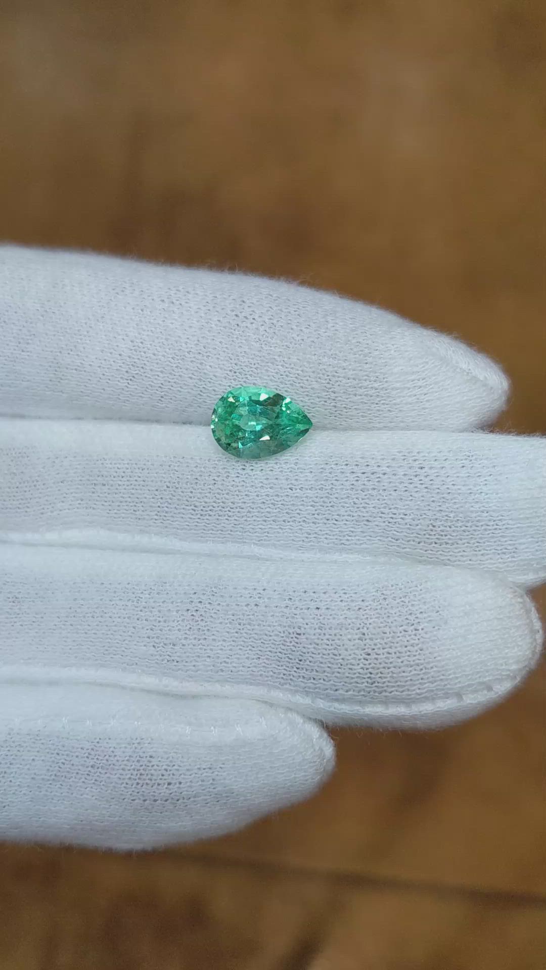 1.90 Ct. Emerald from Brazil Size Video