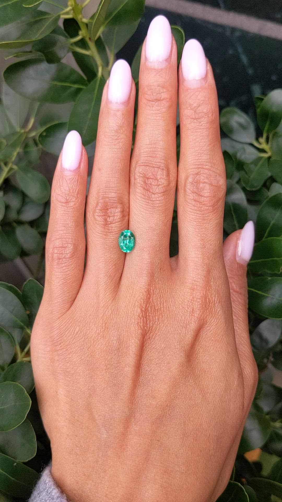 1.10 Ct. Emerald from Ethiopia Size Video