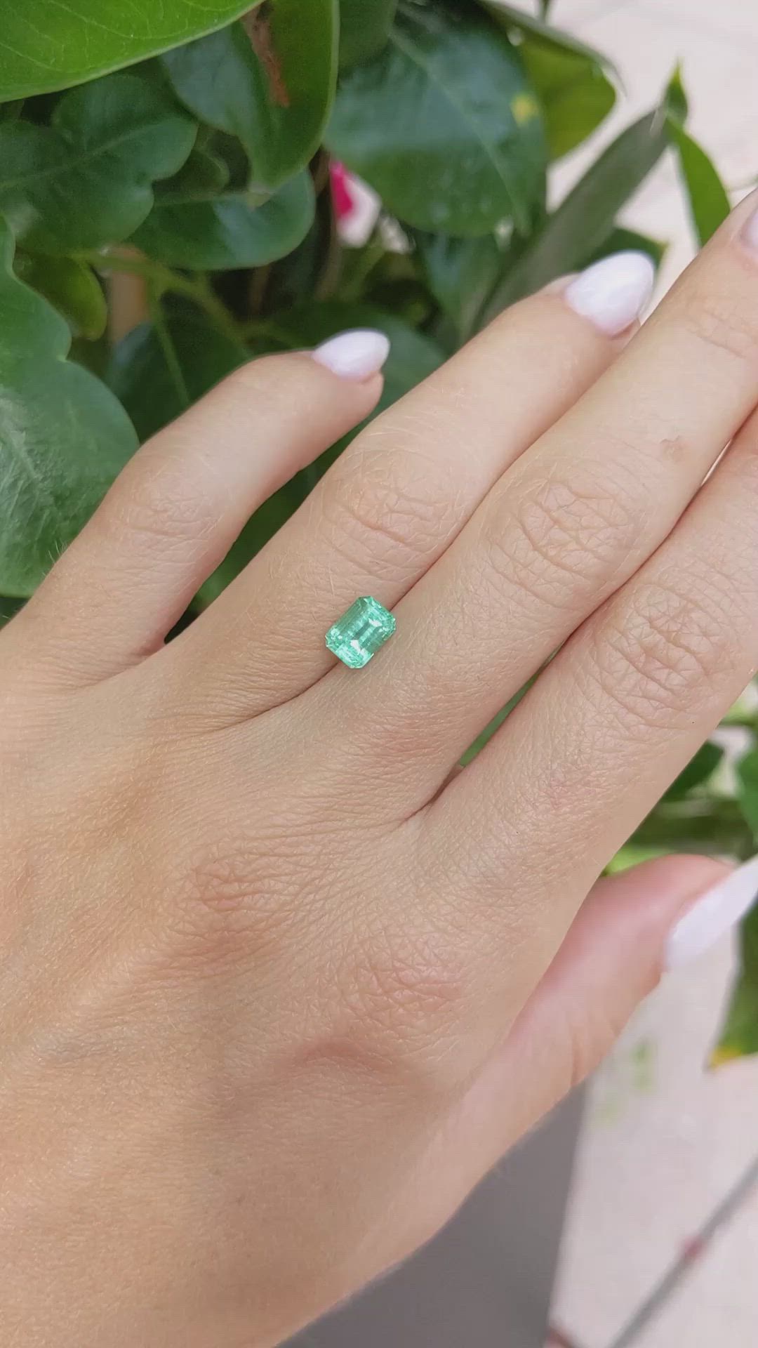 0.90 Ct. Emerald from Russia Size Video