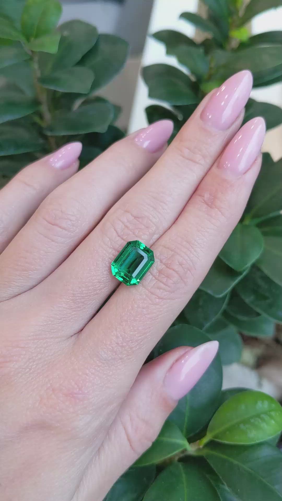 4.00 Ct. Emerald from Zambia Size Video