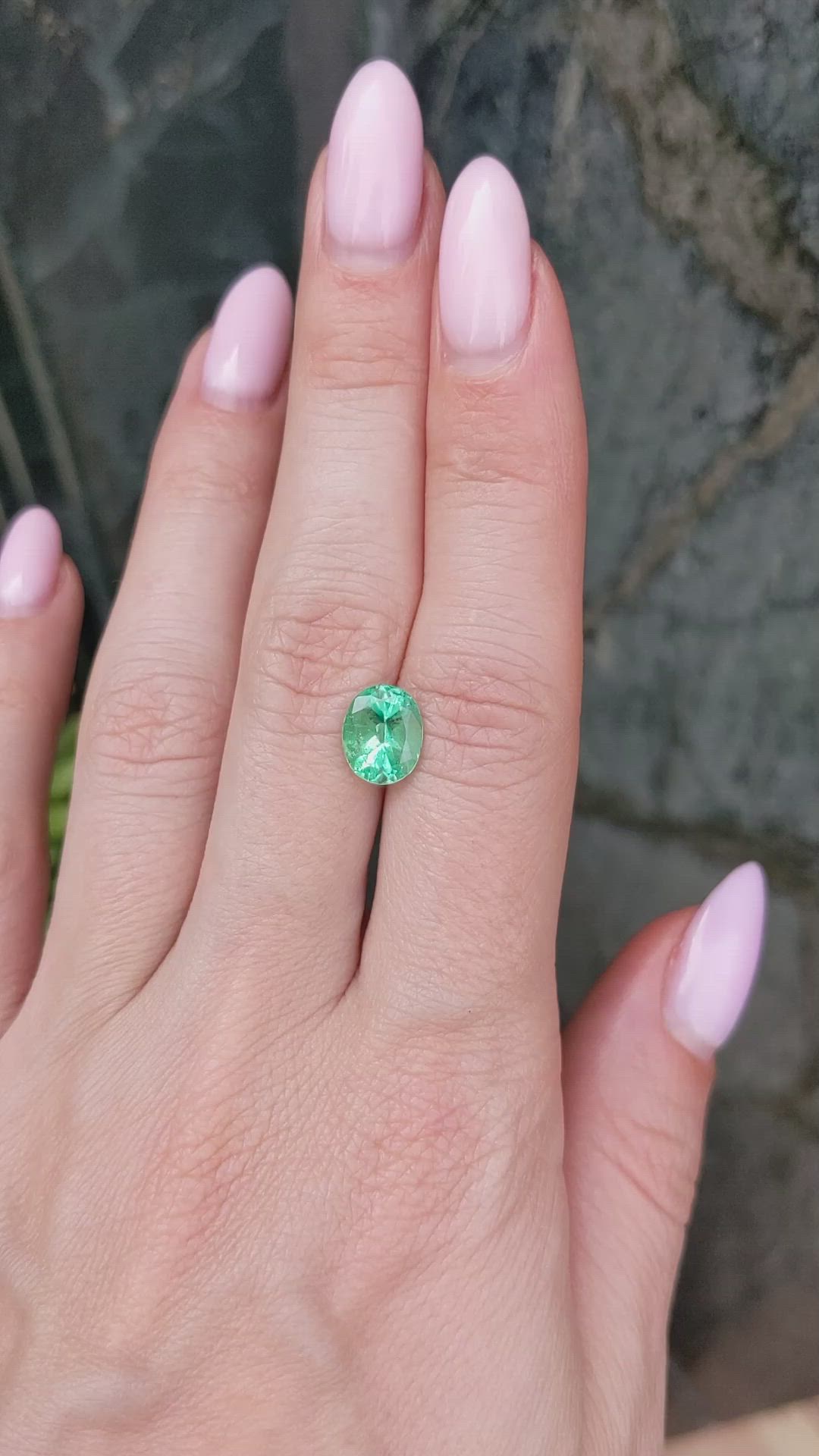 1.89 Ct. Emerald from Colombia Size Video