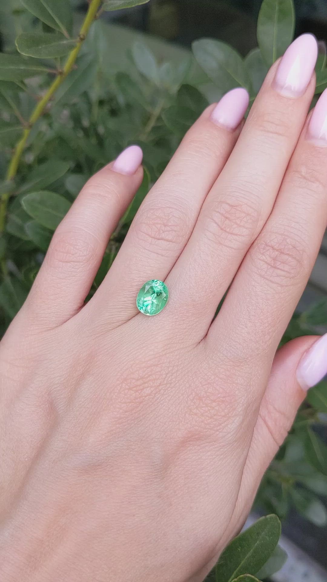1.89 Ct. Emerald from Colombia Size Video