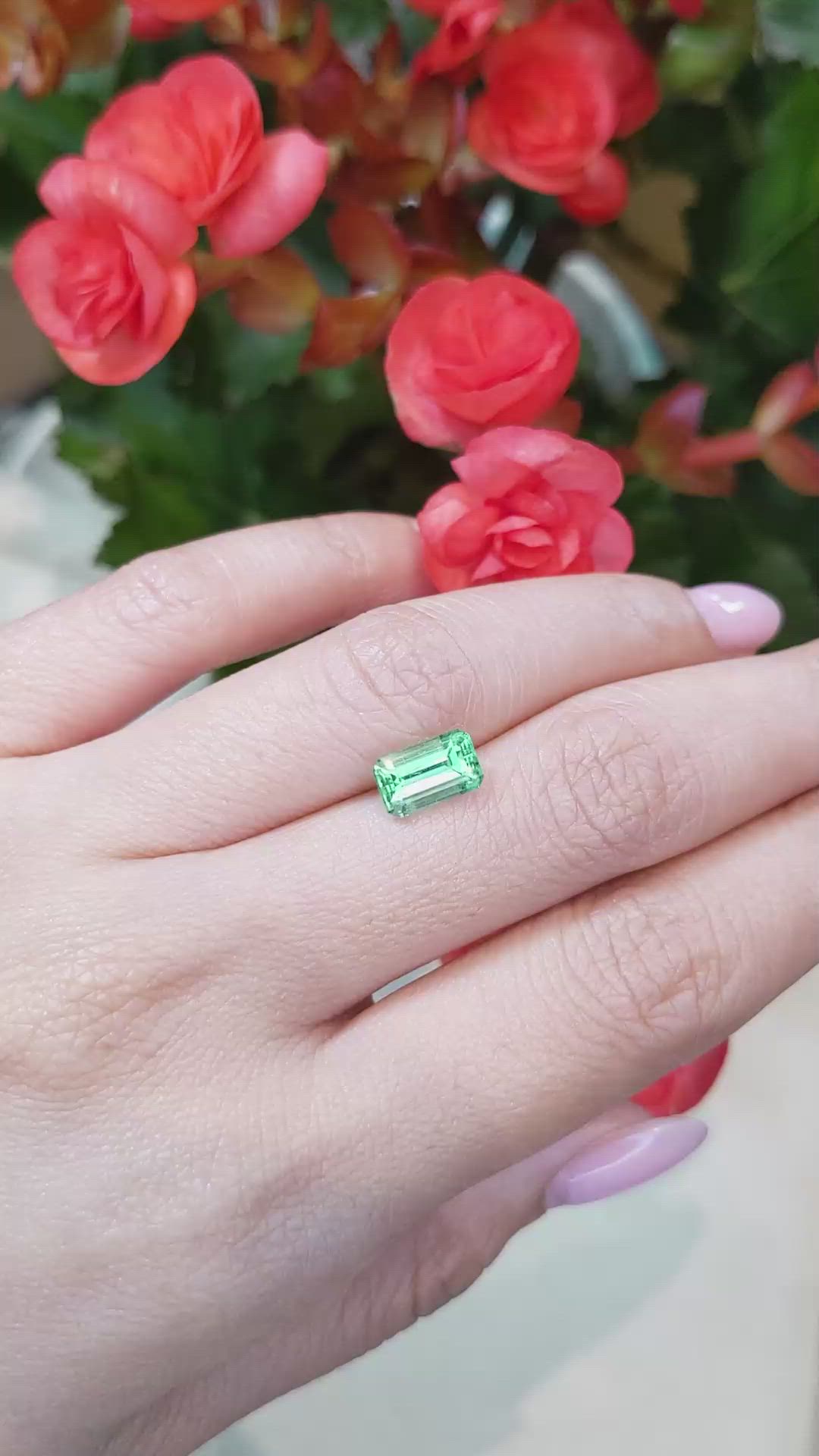 1.64 Ct. Emerald from Russia Size Video