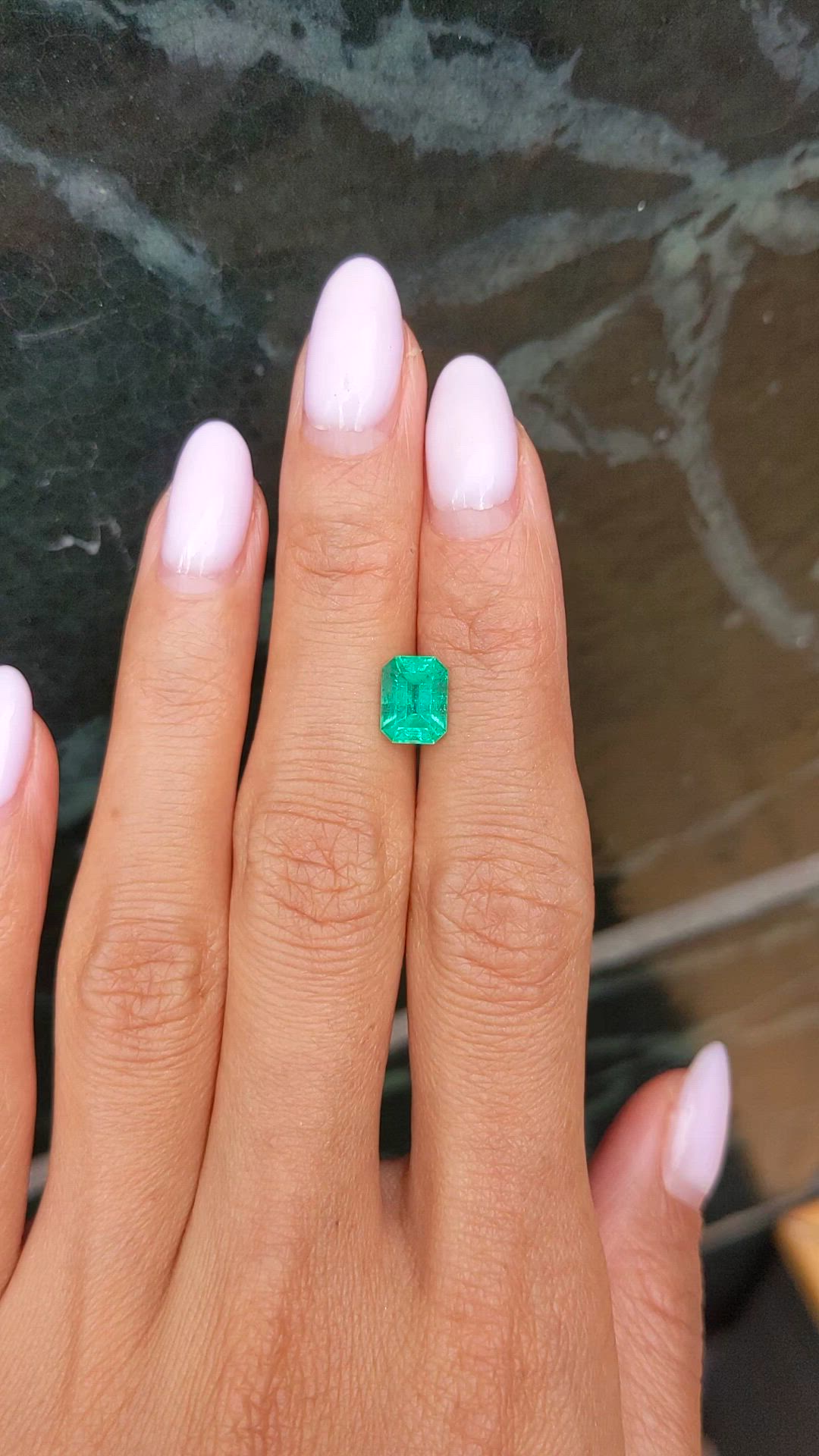 1.55 Ct. Emerald from Ethiopia Size Video