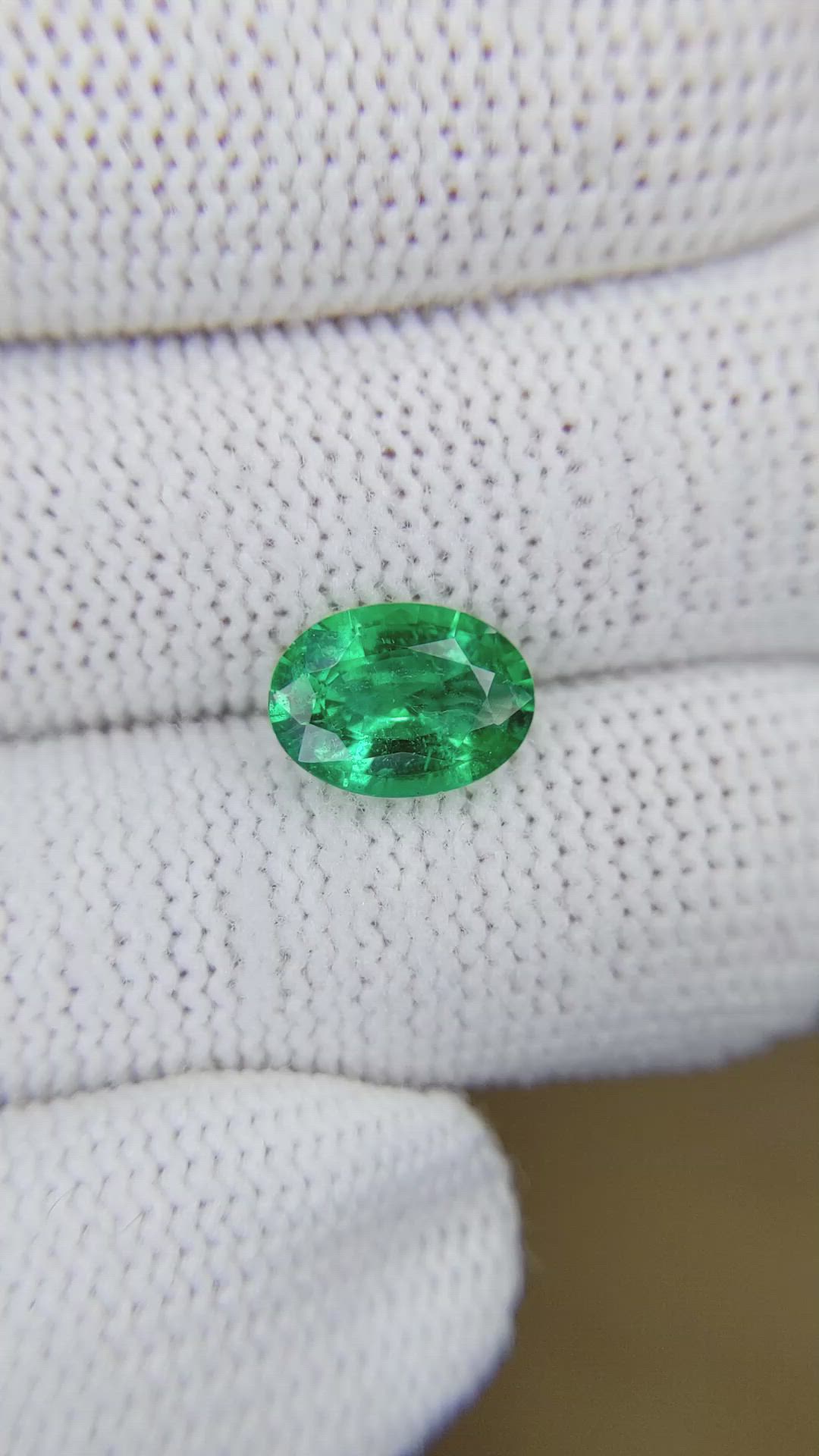 1.56 Ct. Emerald from Zambia Size Video