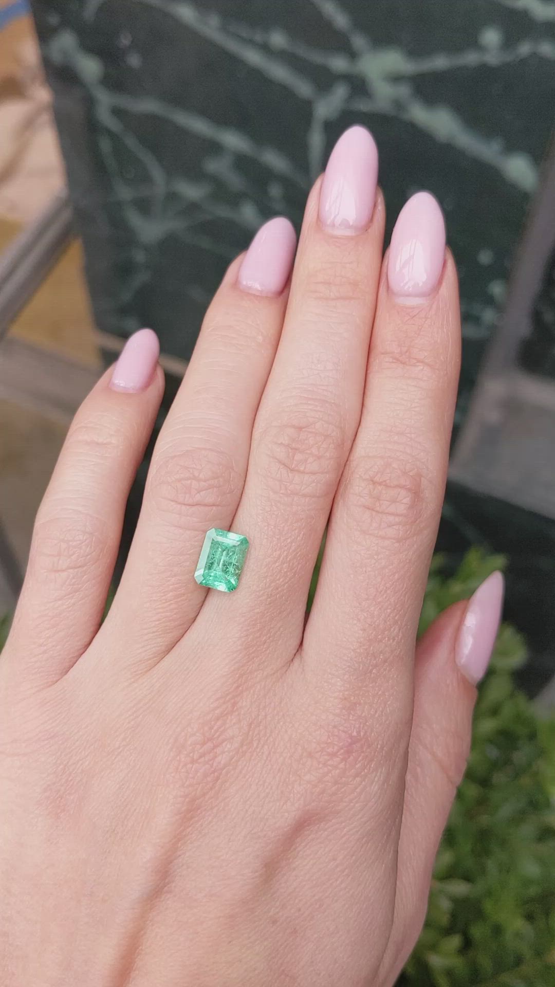1.57 Ct. Emerald from Colombia Size Video