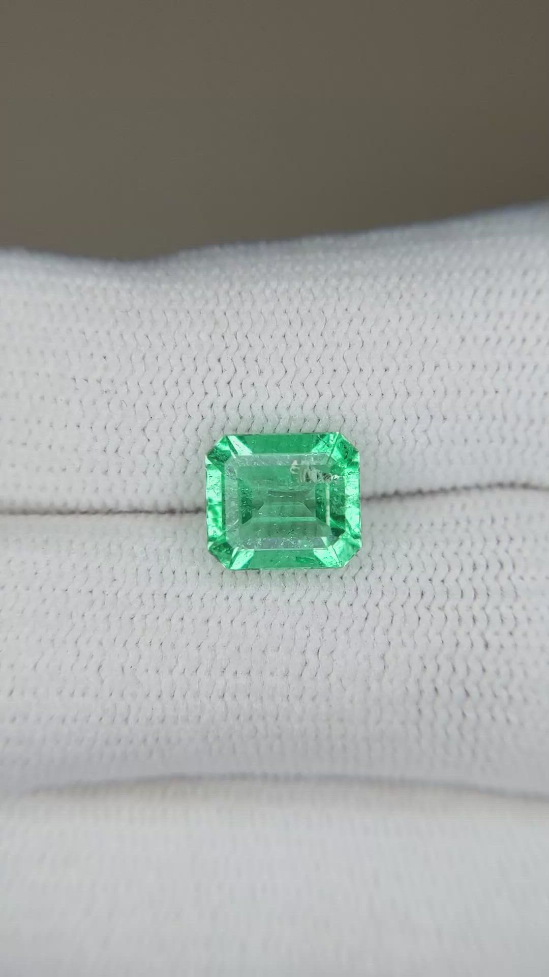 1.77 Ct. Emerald from Colombia Size Video