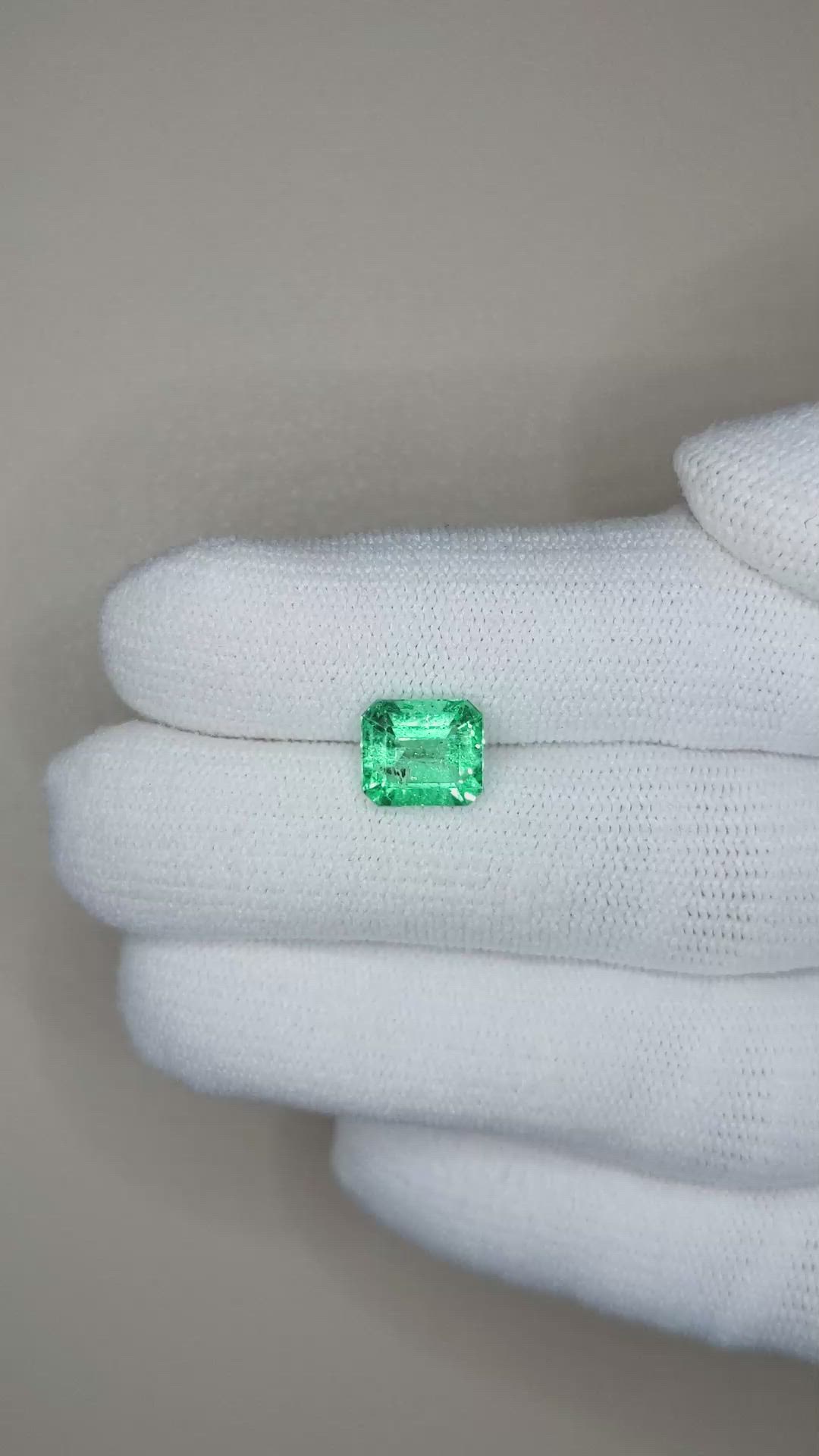 1.77 Ct. Emerald from Colombia Size Video